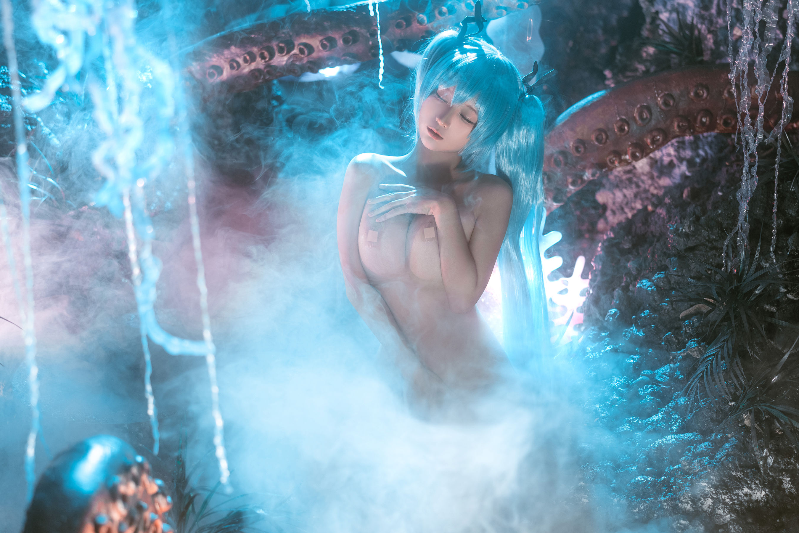 [福利COS] 动漫博主蠢沫沫 - 深海少女