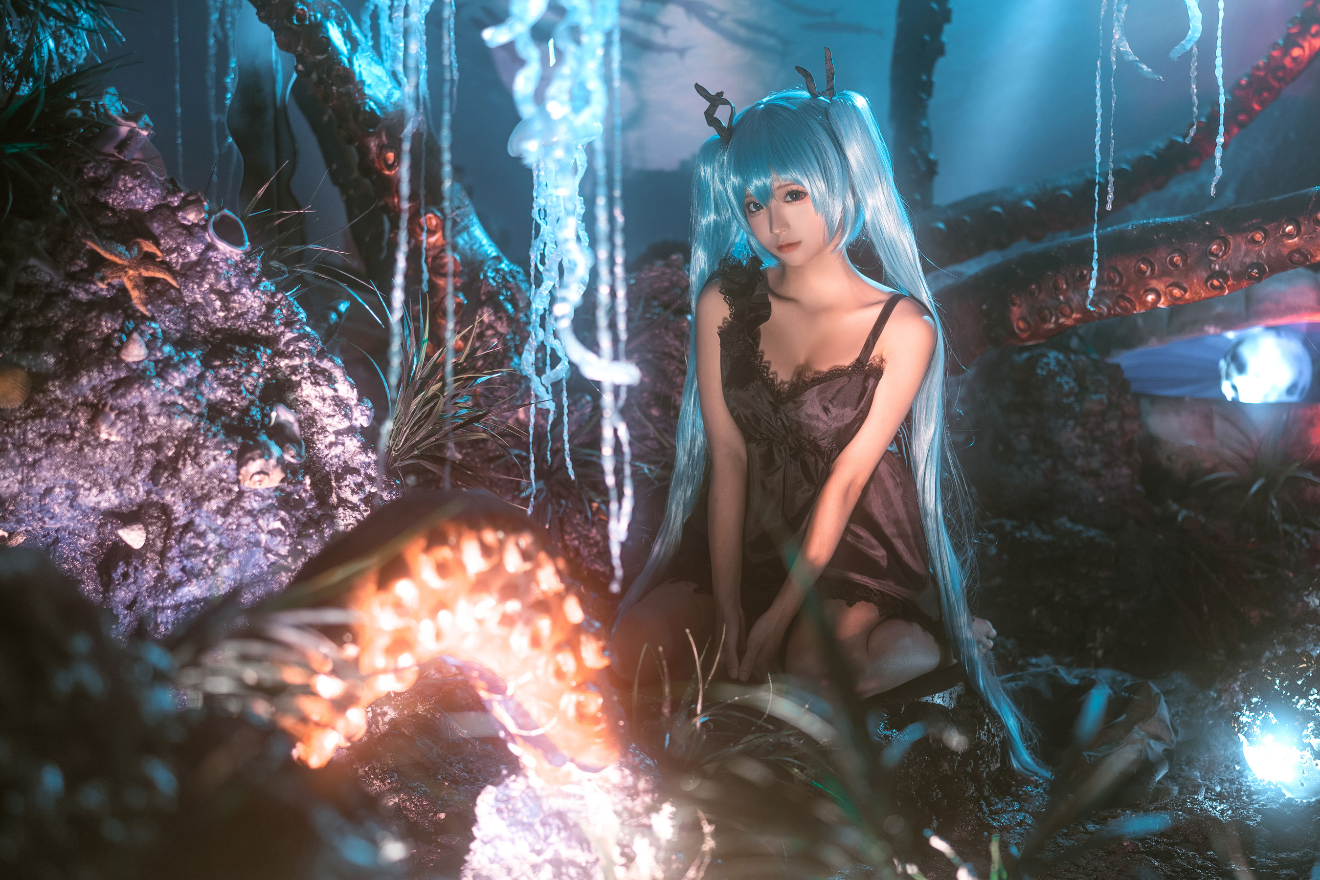 [福利COS] 动漫博主蠢沫沫 - 深海少女