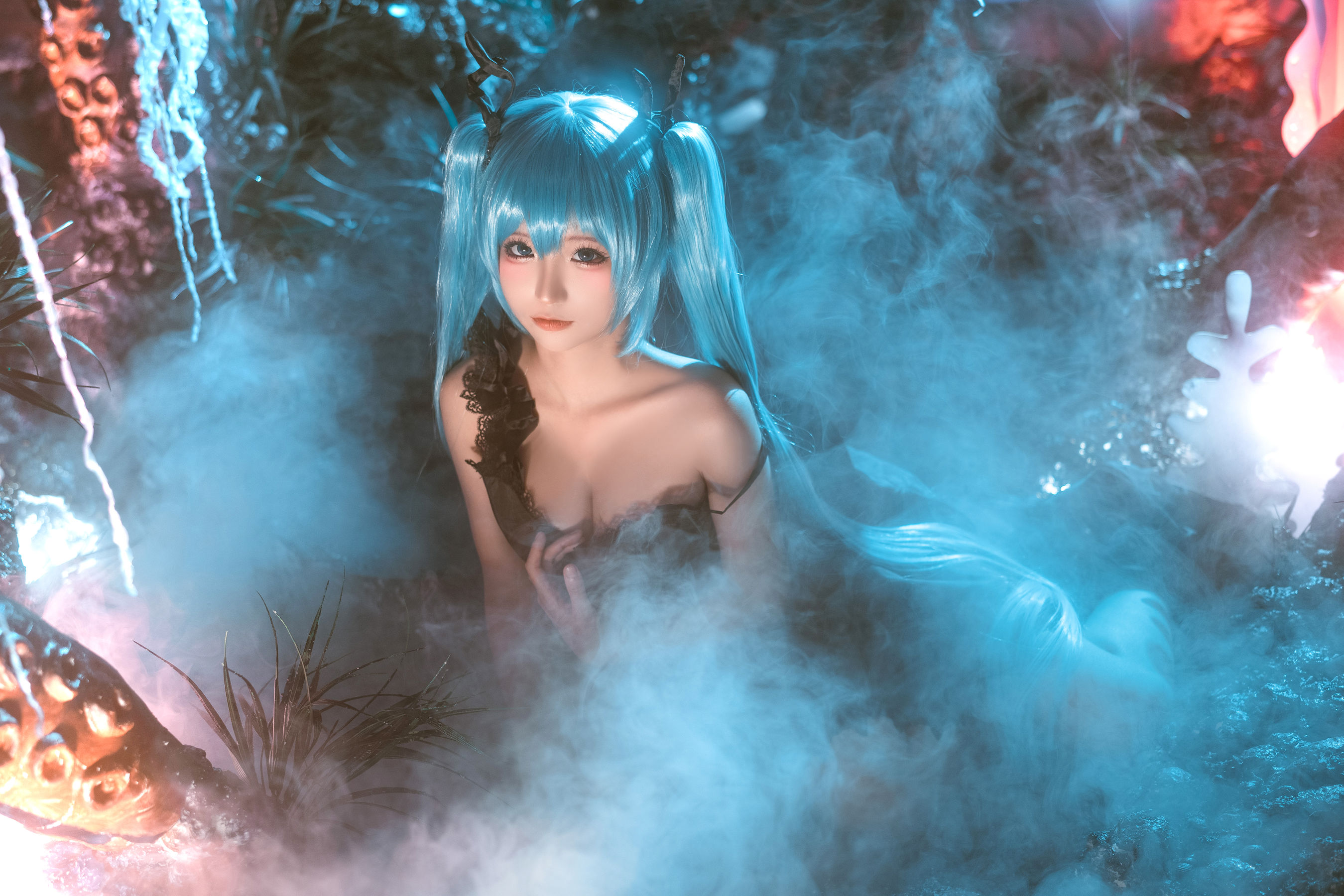 [福利COS] 动漫博主蠢沫沫 - 深海少女