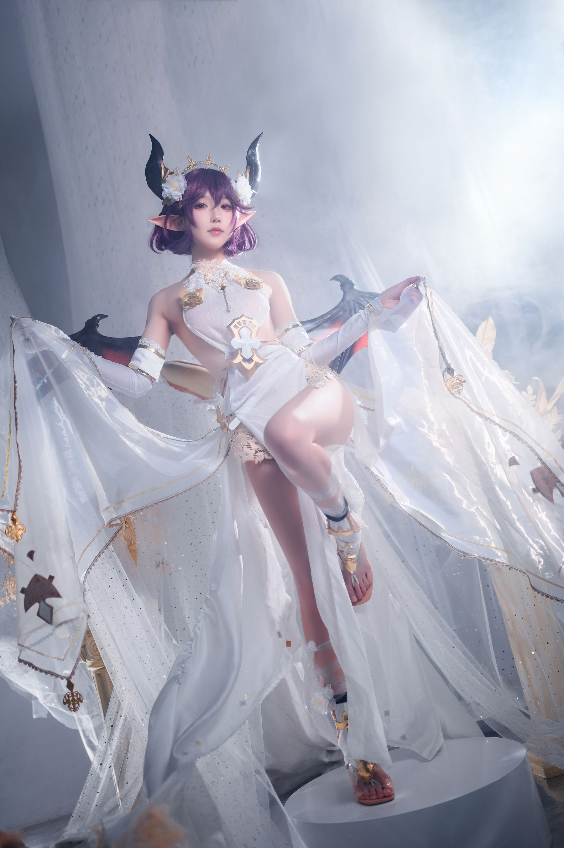[福利COS] 动漫博主阿包也是兔娘 - 碧蓝幻想古蕾娅 龙娘