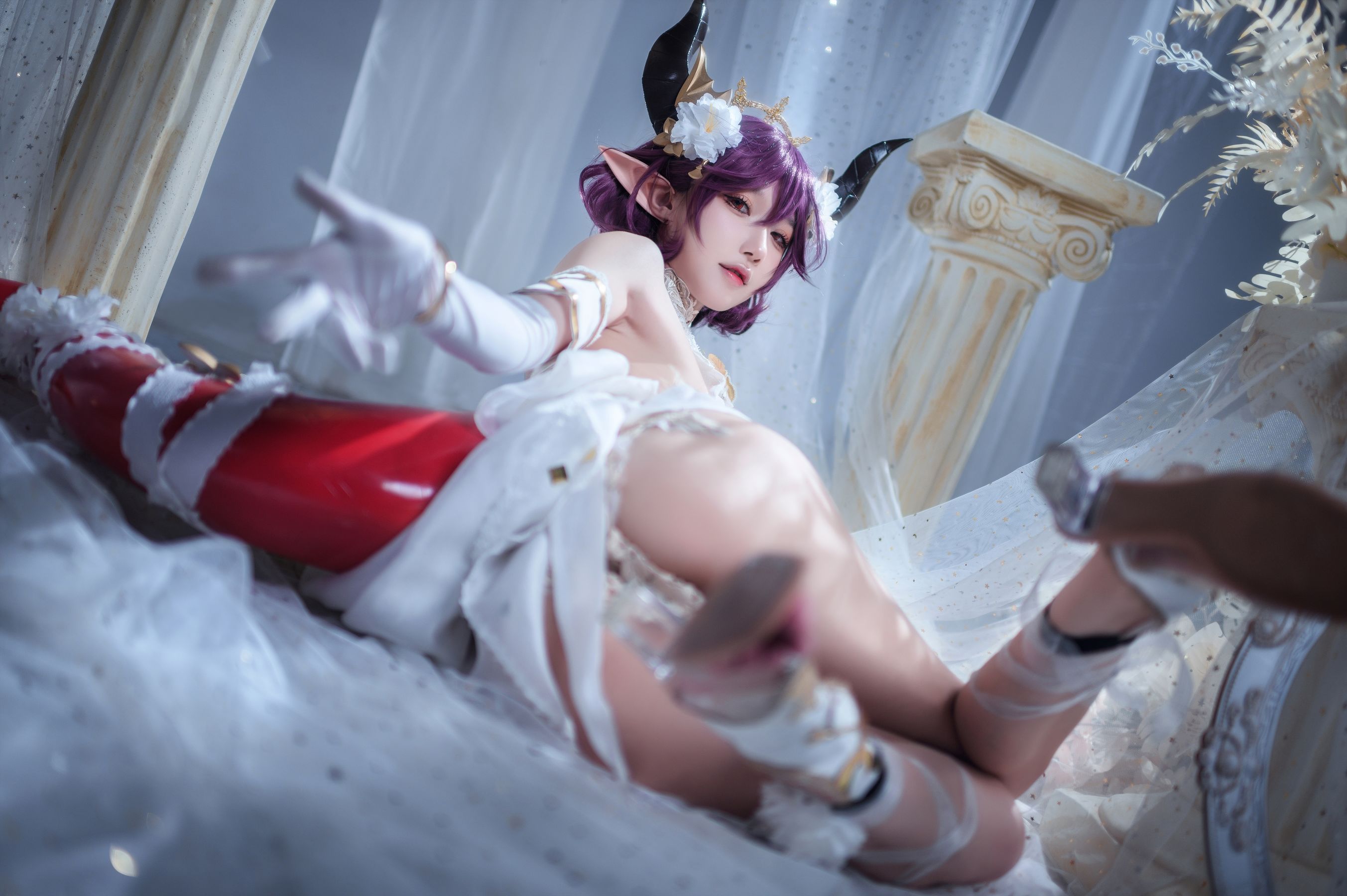 [福利COS] 动漫博主阿包也是兔娘 - 碧蓝幻想古蕾娅 龙娘