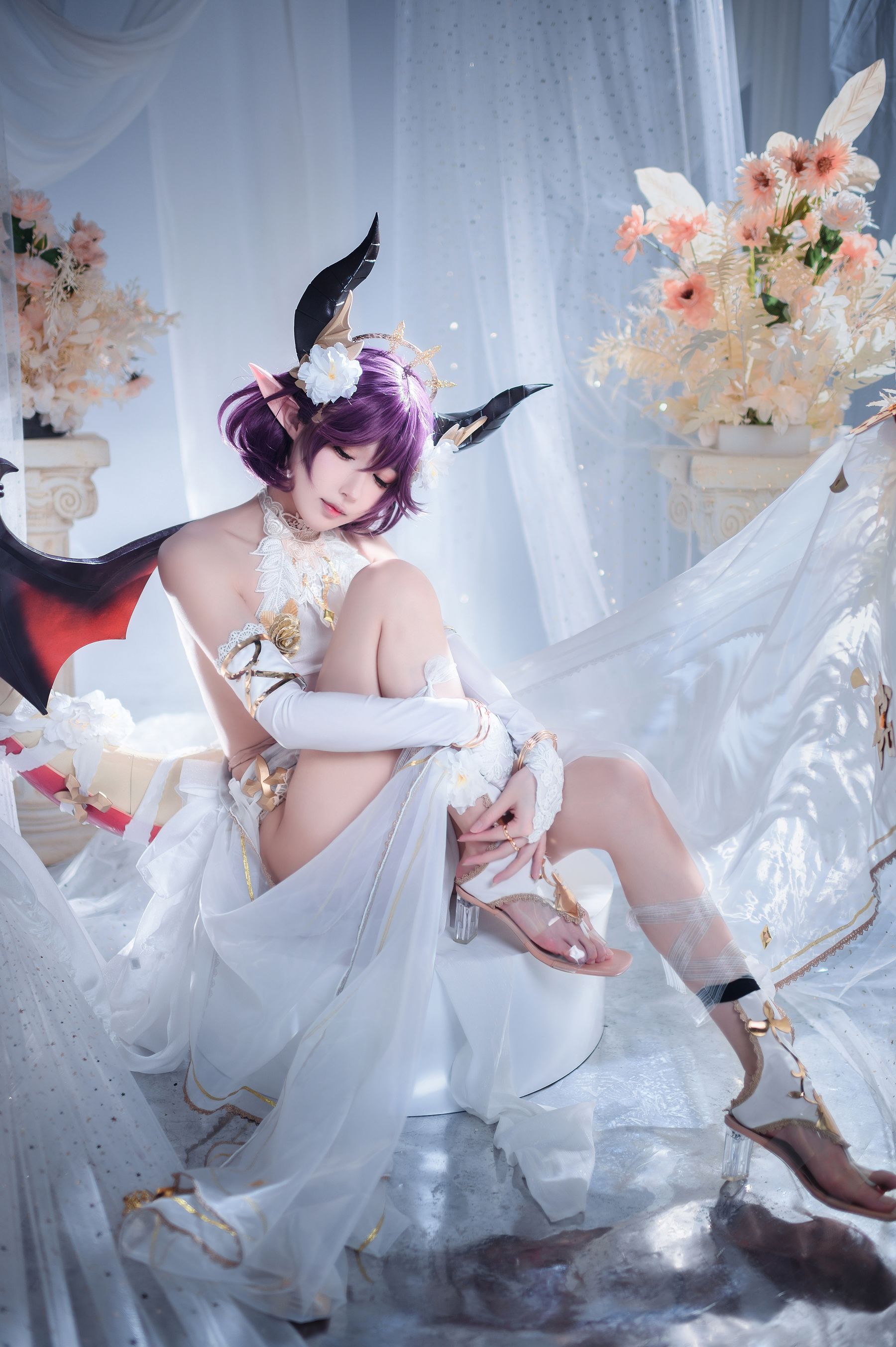 [福利COS] 动漫博主阿包也是兔娘 - 碧蓝幻想古蕾娅 龙娘