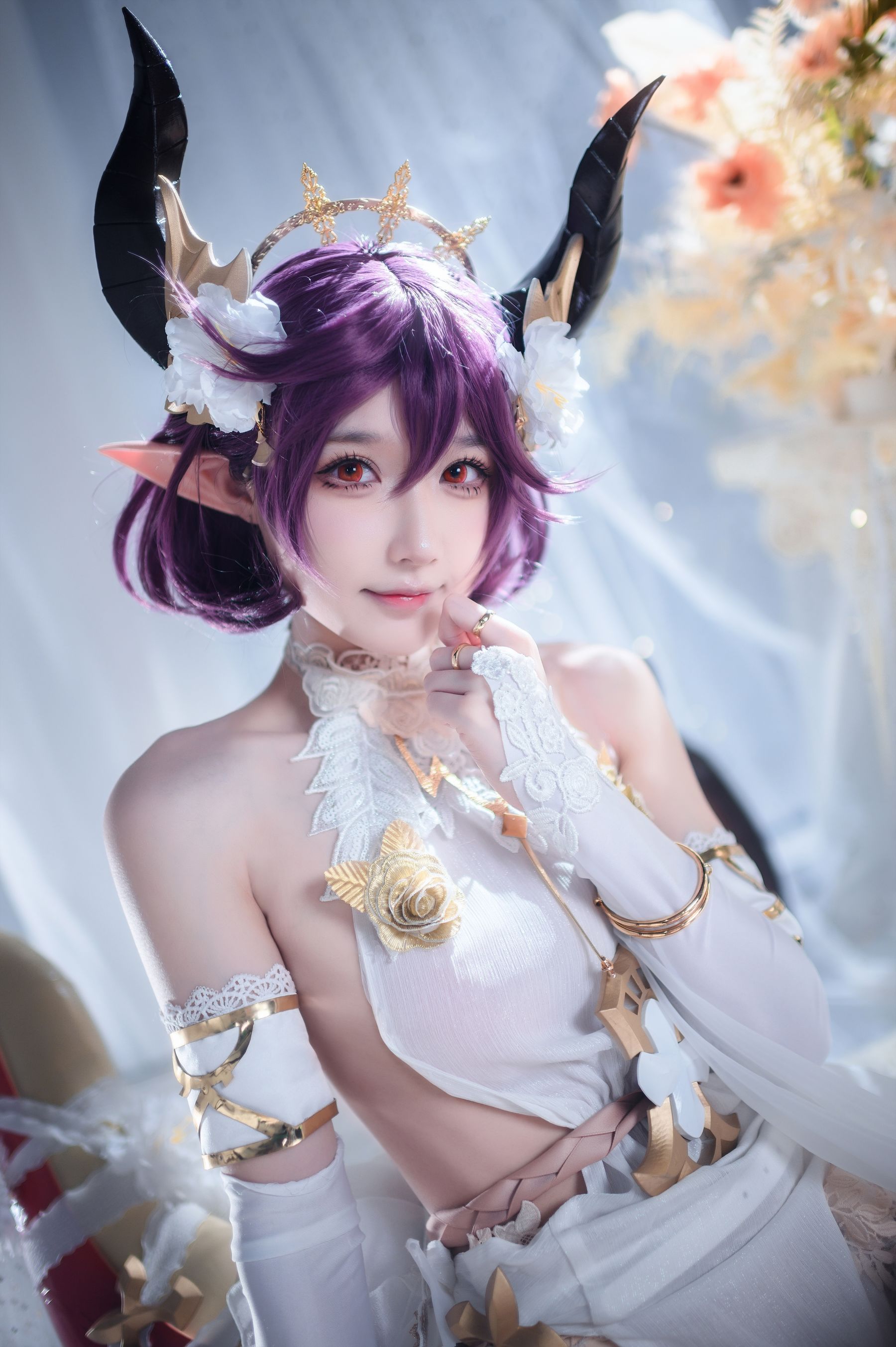[福利COS] 动漫博主阿包也是兔娘 - 碧蓝幻想古蕾娅 龙娘