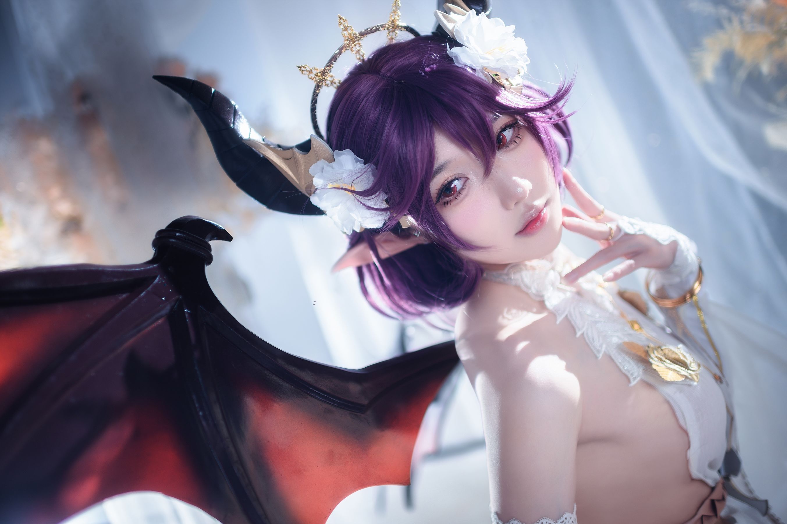 [福利COS] 动漫博主阿包也是兔娘 - 碧蓝幻想古蕾娅 龙娘