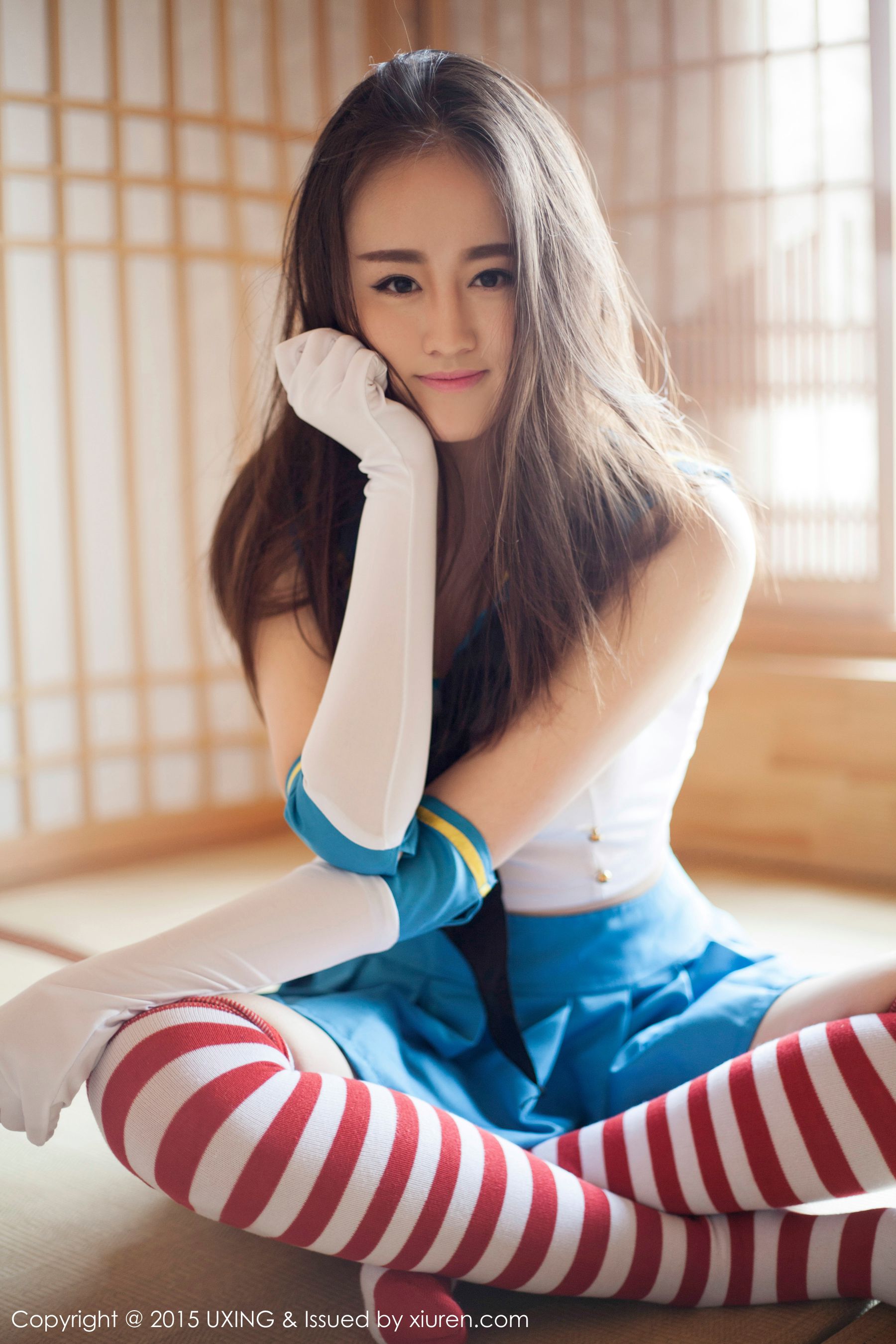 Romi王朝朝 - 美少女校服系列写真集 [UXING优星馆] Vol.005