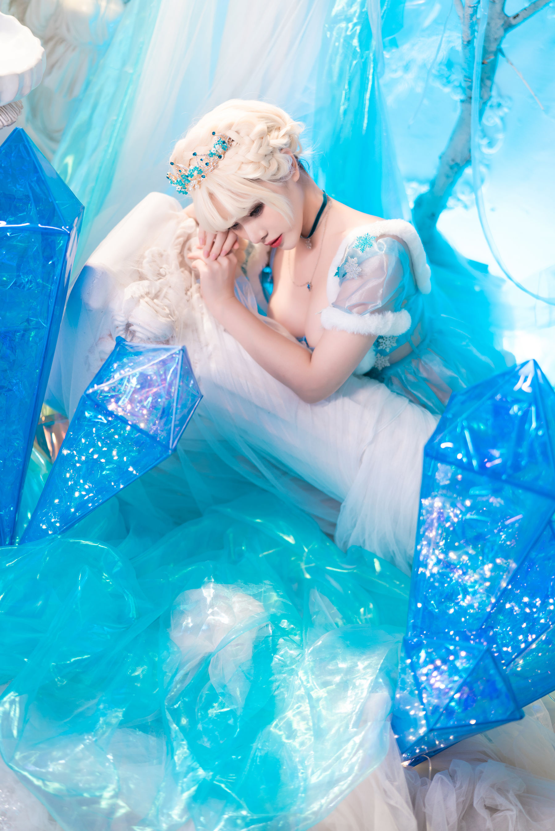 [福利COS] 动漫博主雯妹 - 冰雪