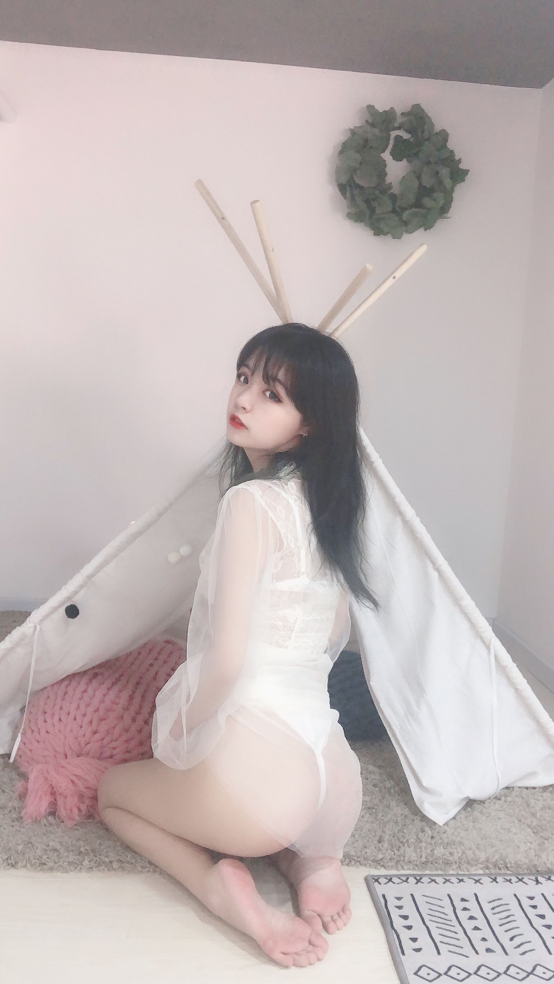 [福利COS] 安妮 - 白色纱裙