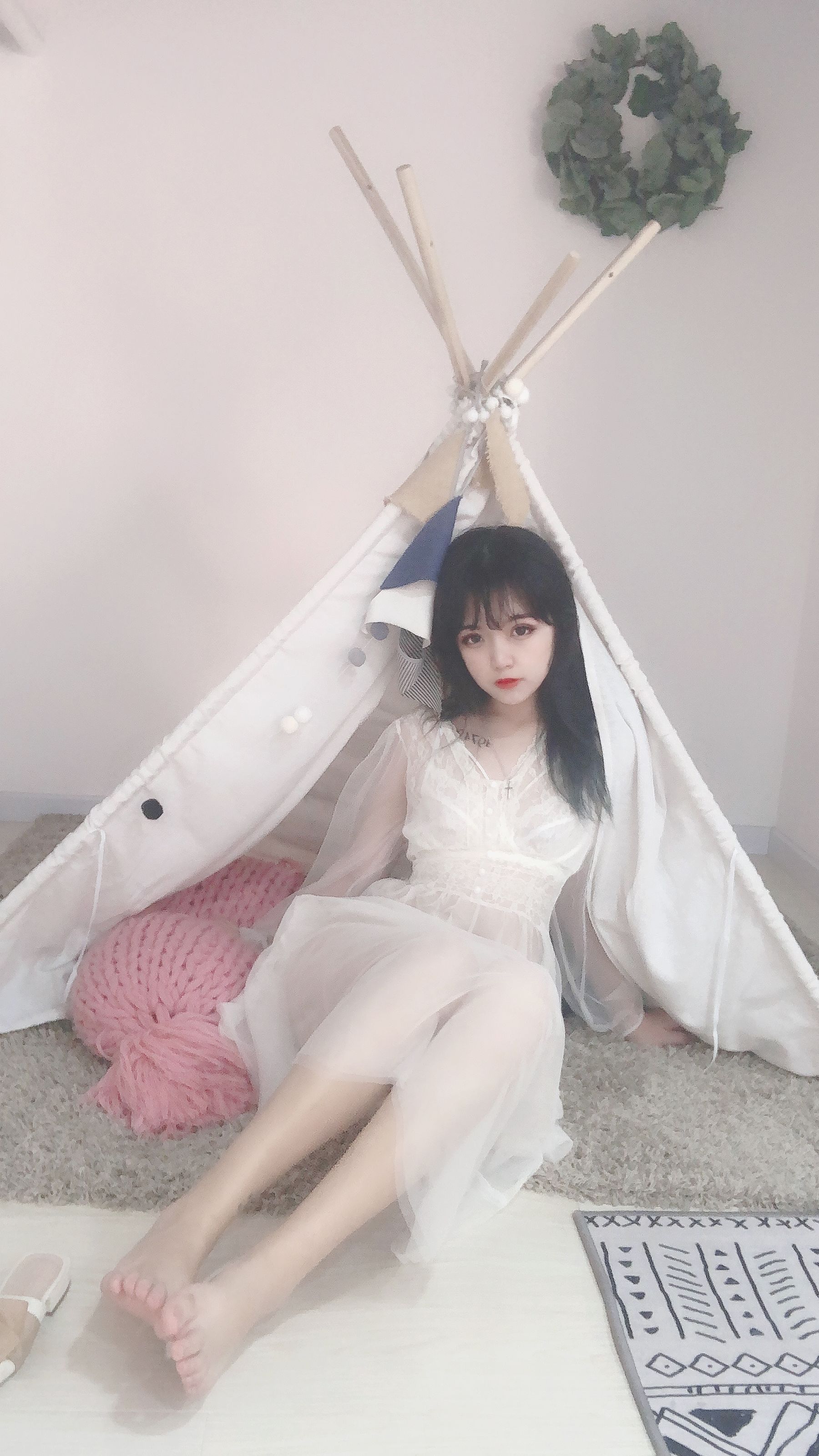 [福利COS] 安妮 - 白色纱裙