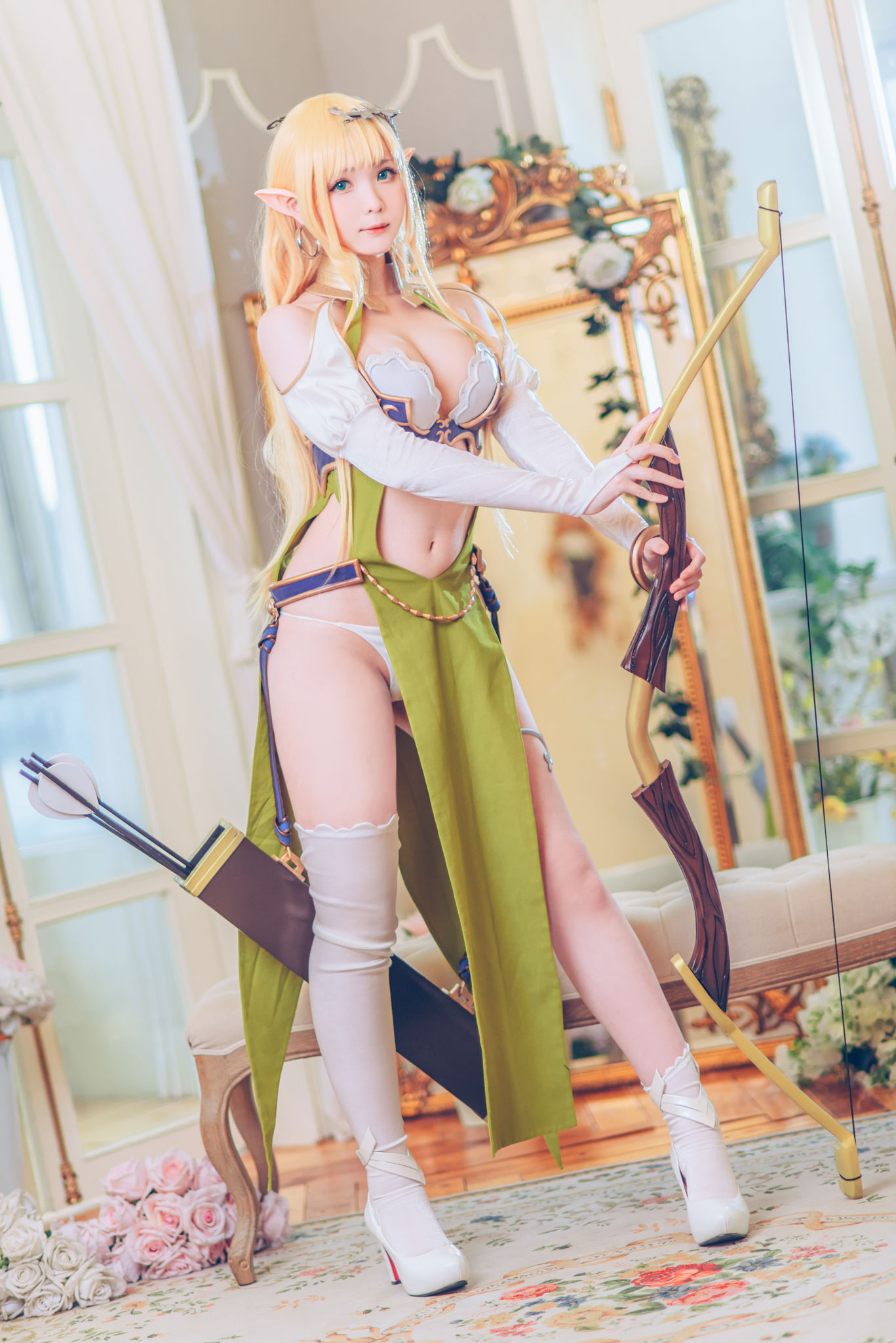 [福利COS] 微博妹纸霜月shimo - Elf Village