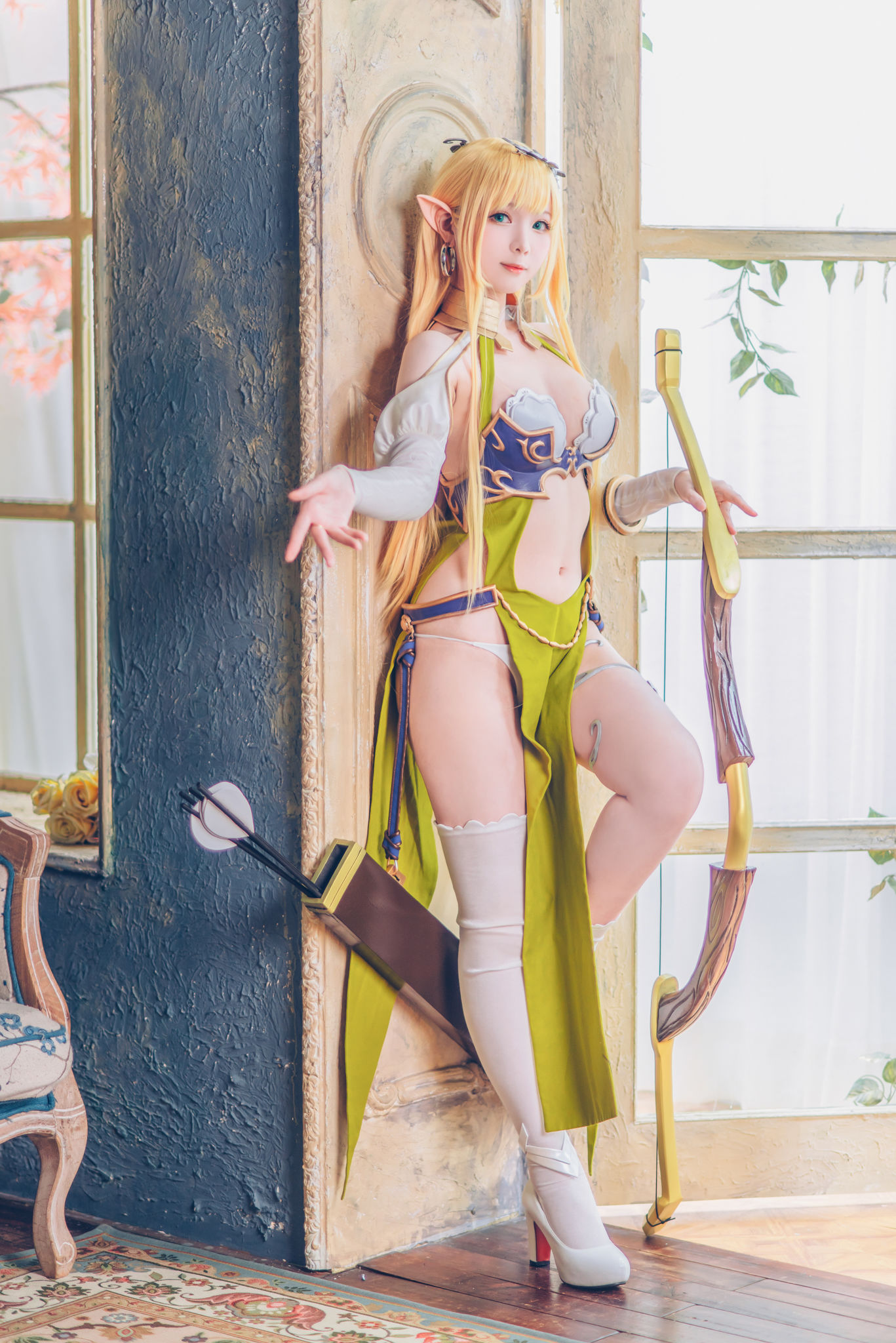 [福利COS] 微博妹纸霜月shimo - Elf Village