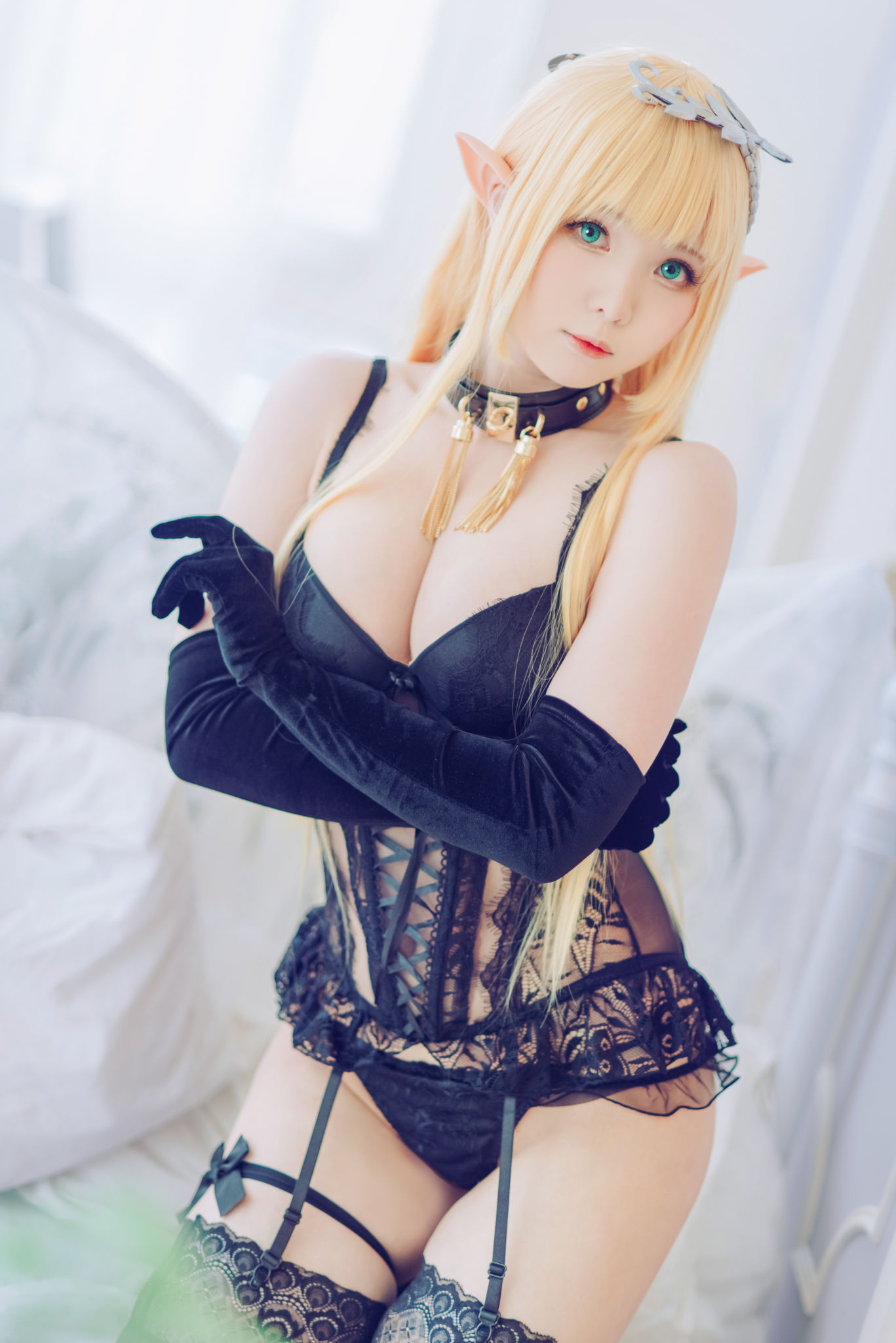 [福利COS] 微博妹纸霜月shimo - Elf Village