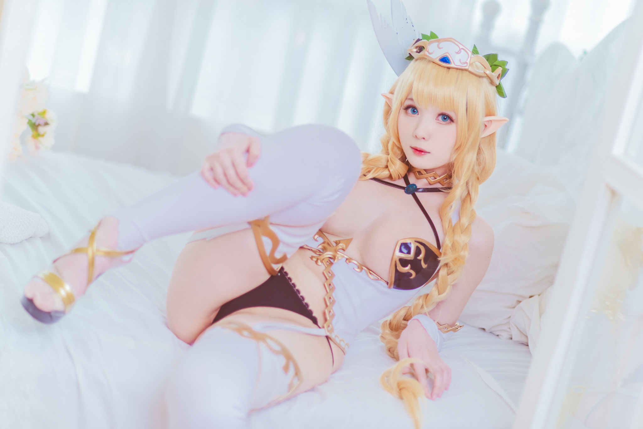 [福利COS] 微博妹纸霜月shimo - Elf Village