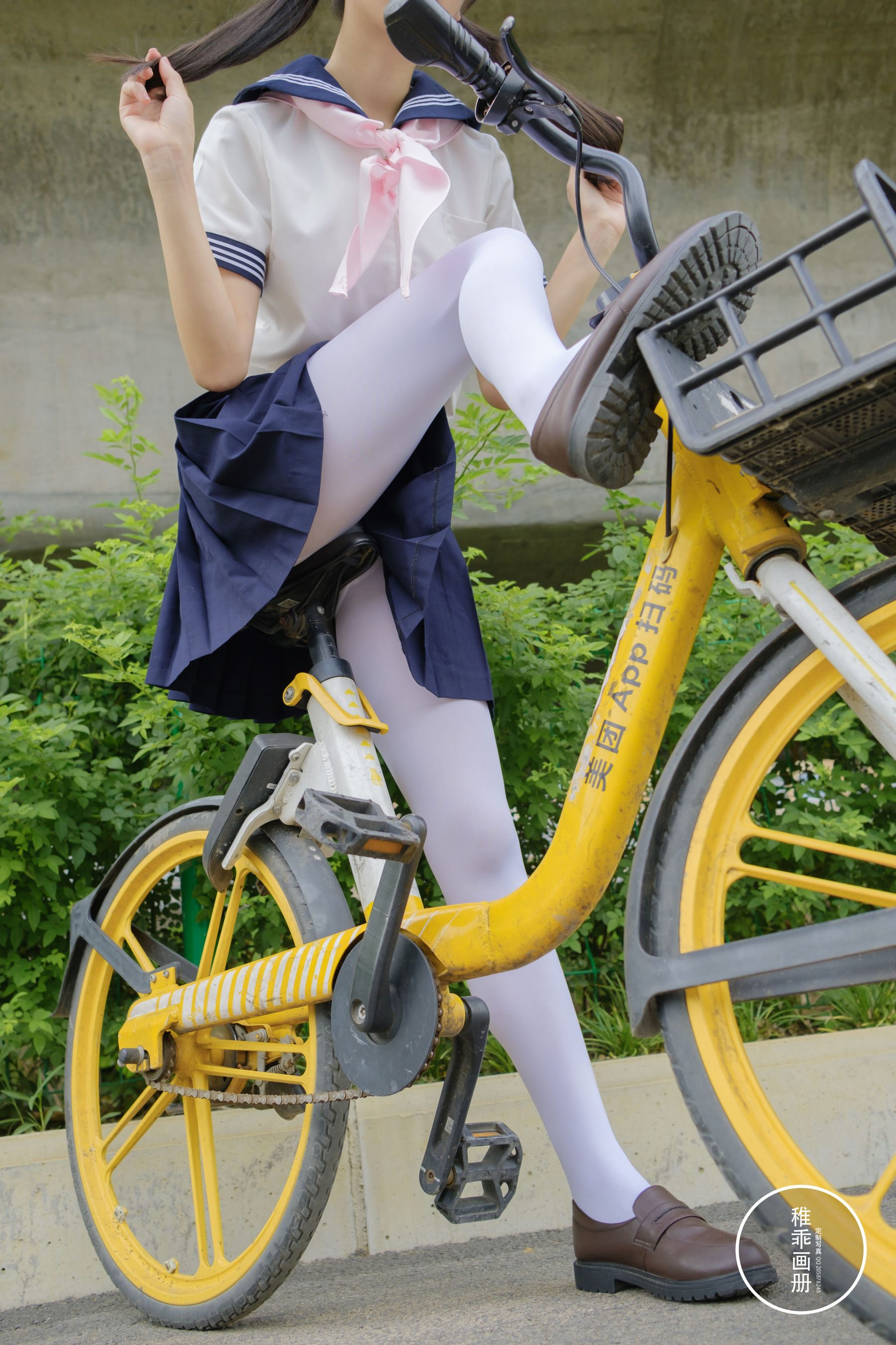 [福利COS] 柴系小乖(稚乖画册) - 夜夜 单车郊游