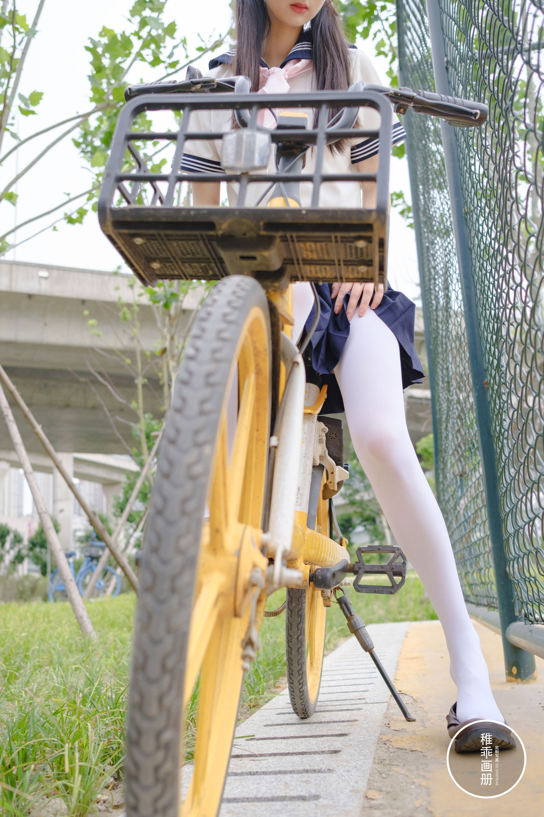 [福利COS] 柴系小乖(稚乖画册) - 夜夜 单车郊游