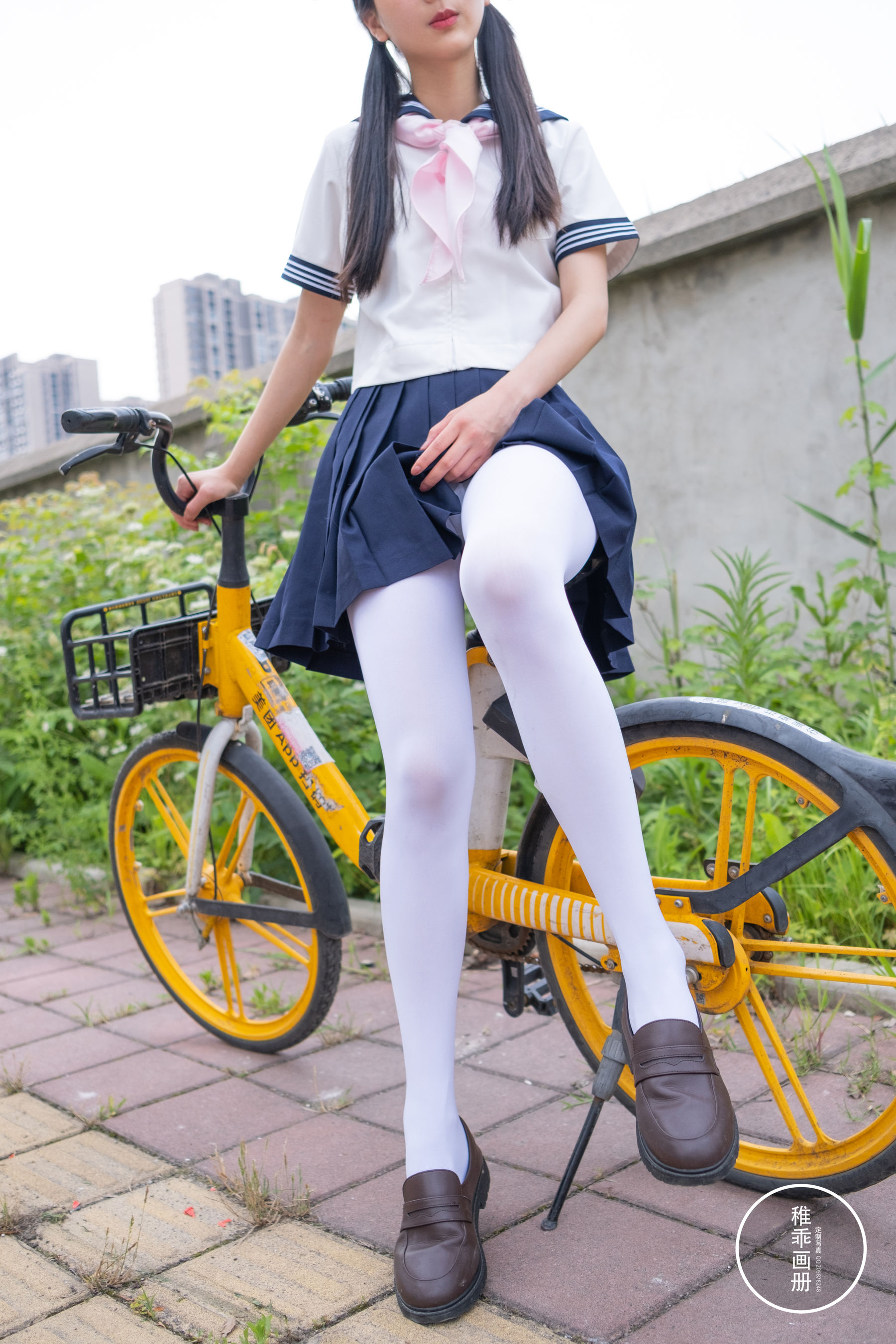 [福利COS] 柴系小乖(稚乖画册) - 夜夜 单车郊游