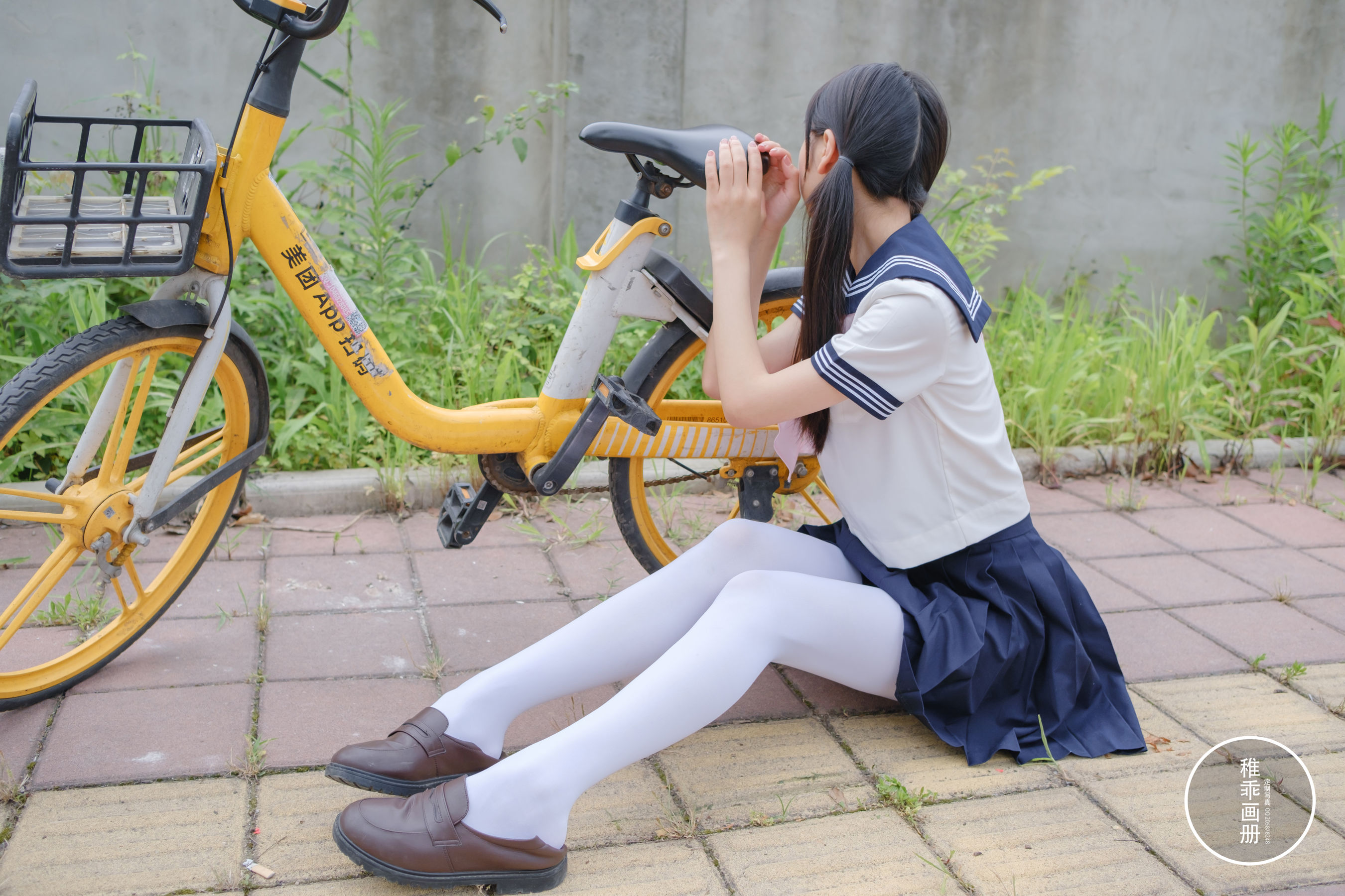 [福利COS] 柴系小乖(稚乖画册) - 夜夜 单车郊游