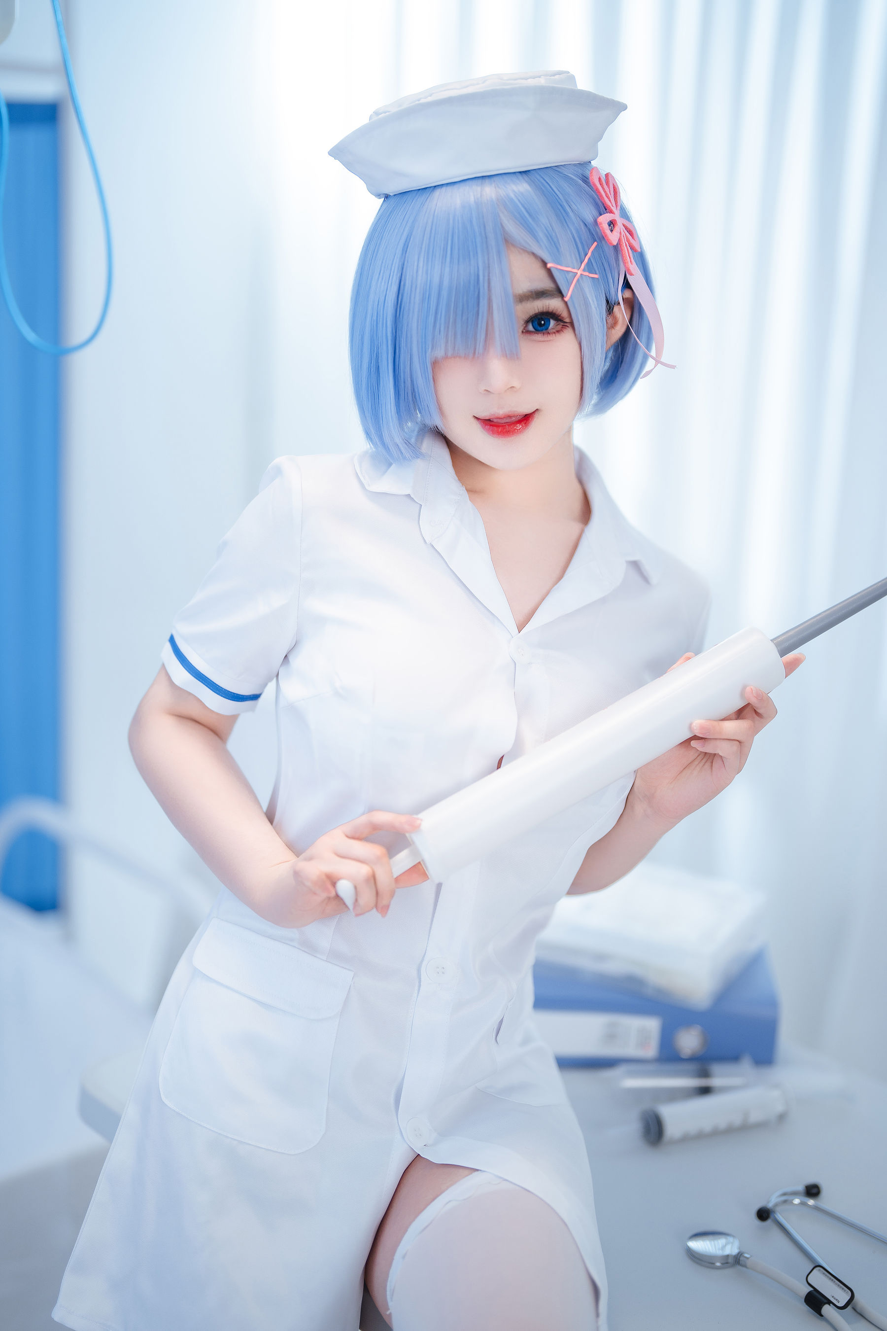 [福利COS] 桜井宁宁 - 雷姆护士