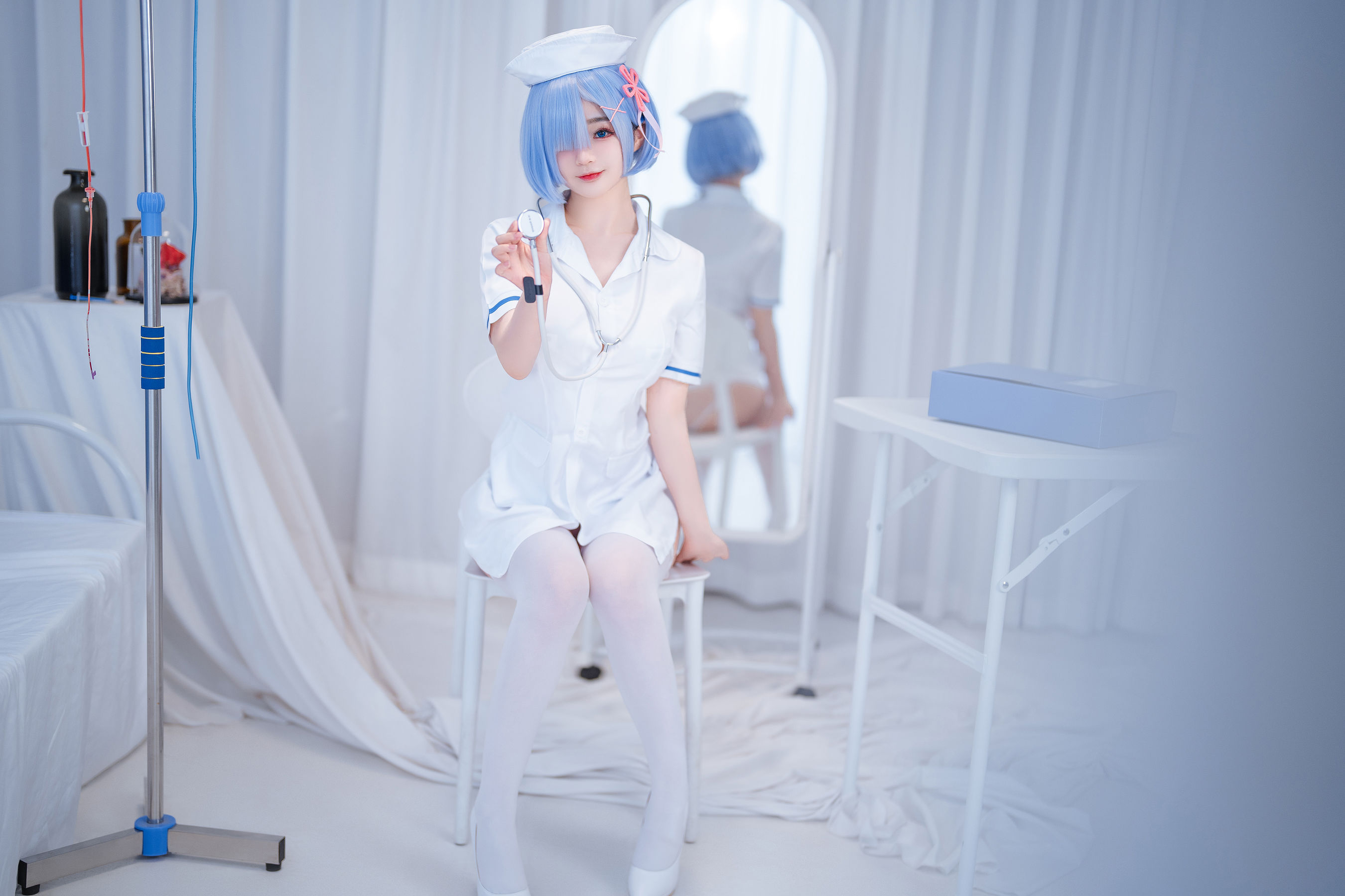 [福利COS] 桜井宁宁 - 雷姆护士