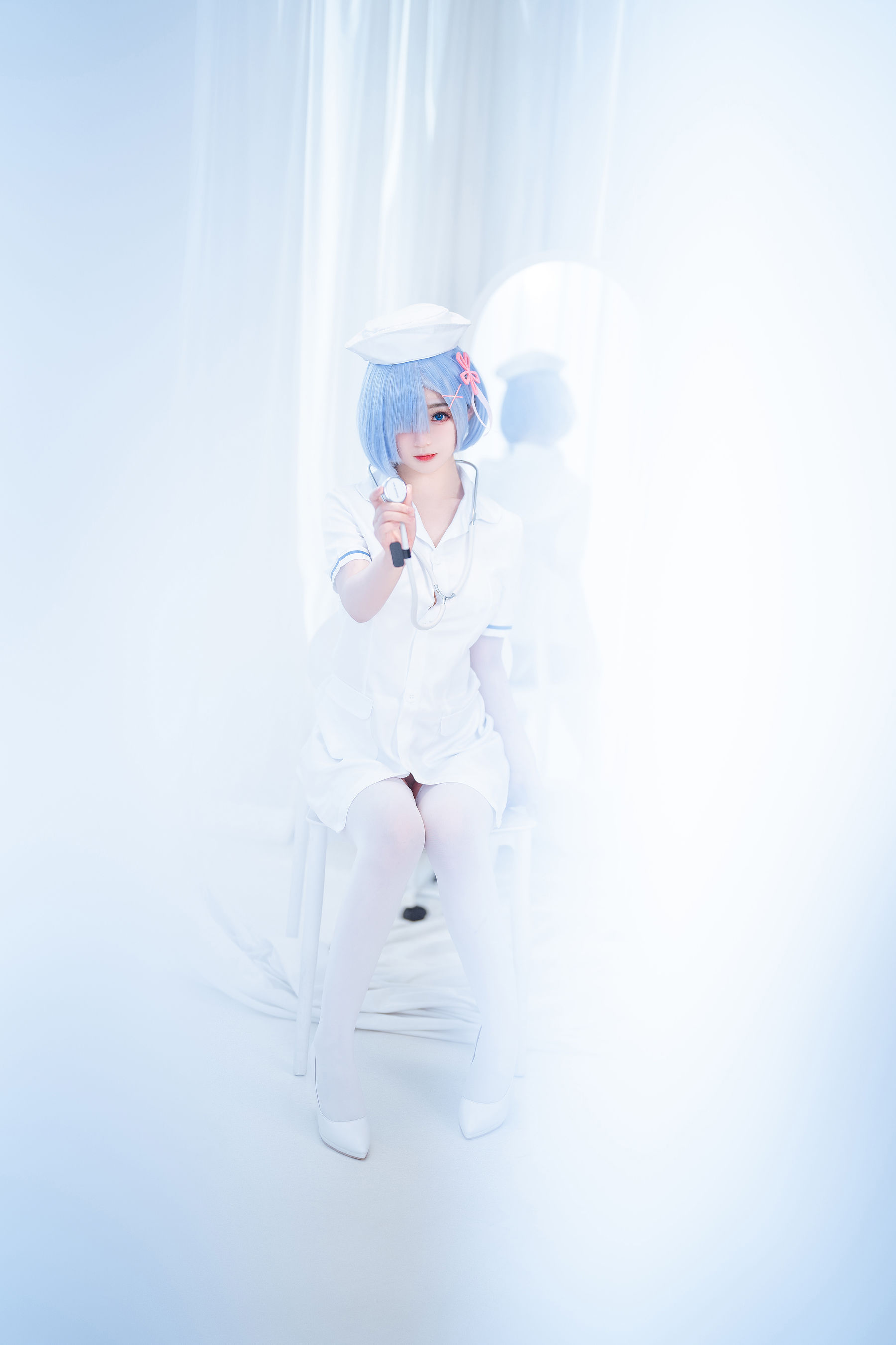[福利COS] 桜井宁宁 - 雷姆护士