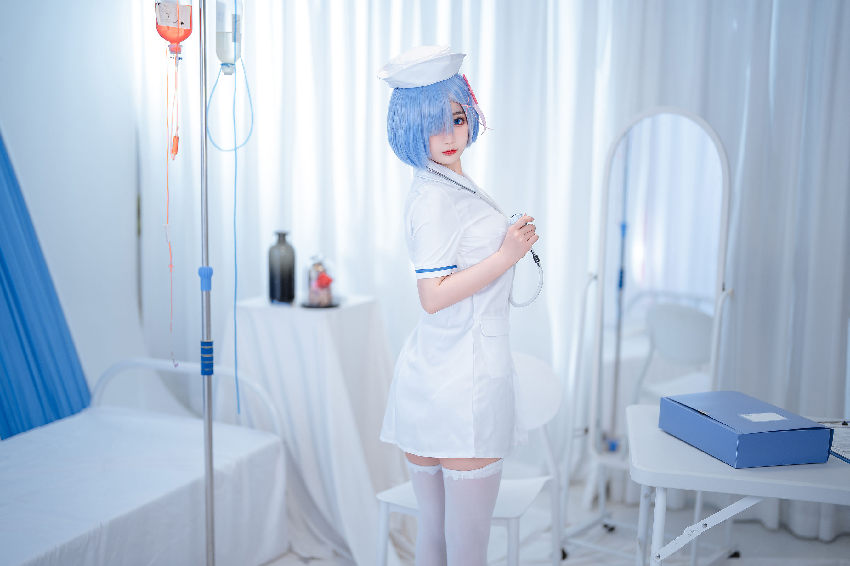 [福利COS] 桜井宁宁 - 雷姆护士