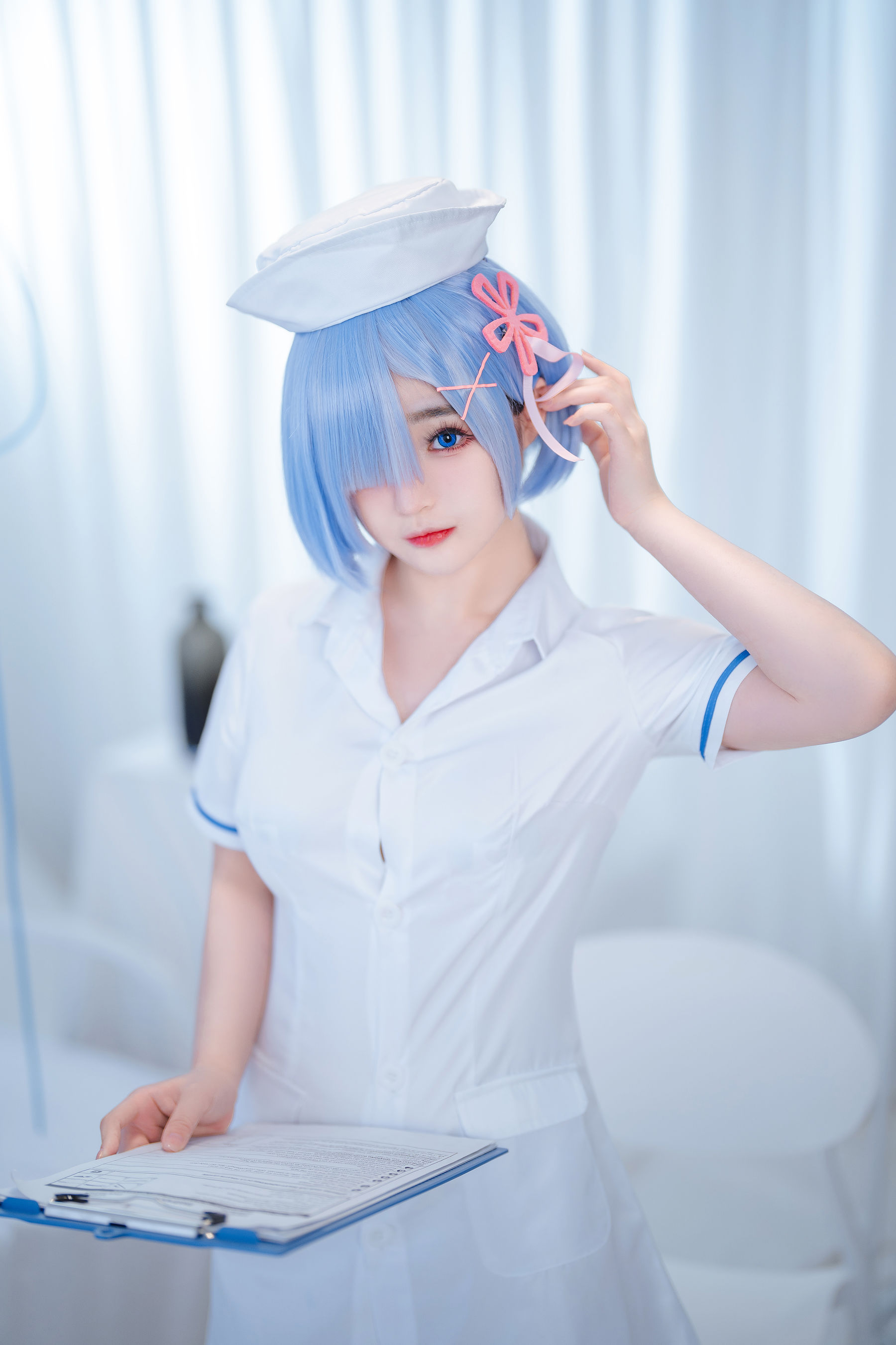 [福利COS] 桜井宁宁 - 雷姆护士