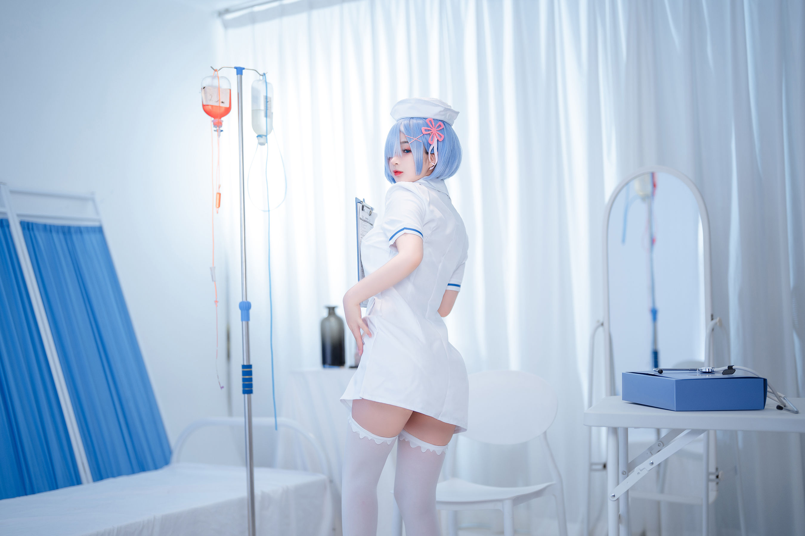 [福利COS] 桜井宁宁 - 雷姆护士