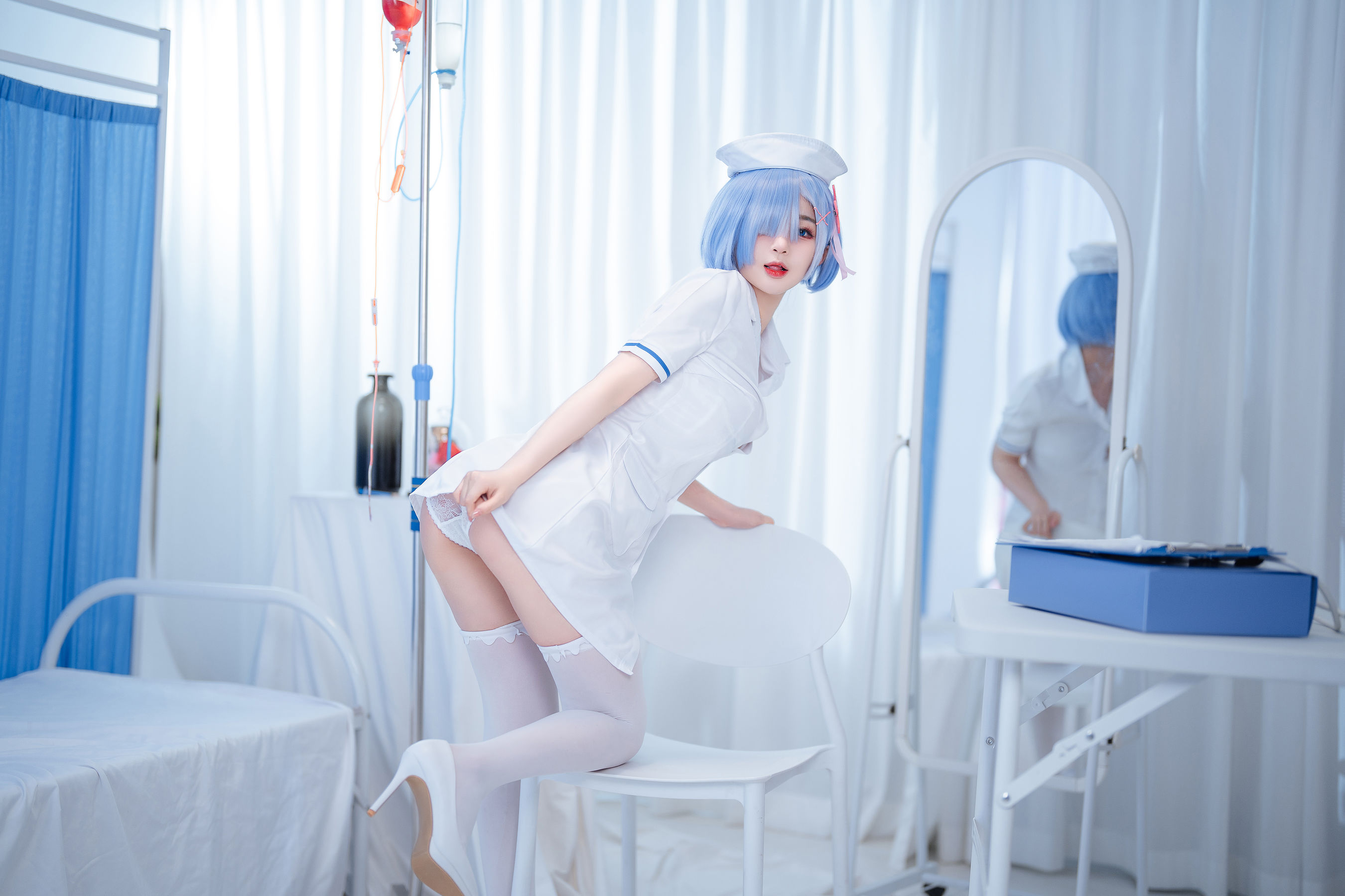 [福利COS] 桜井宁宁 - 雷姆护士