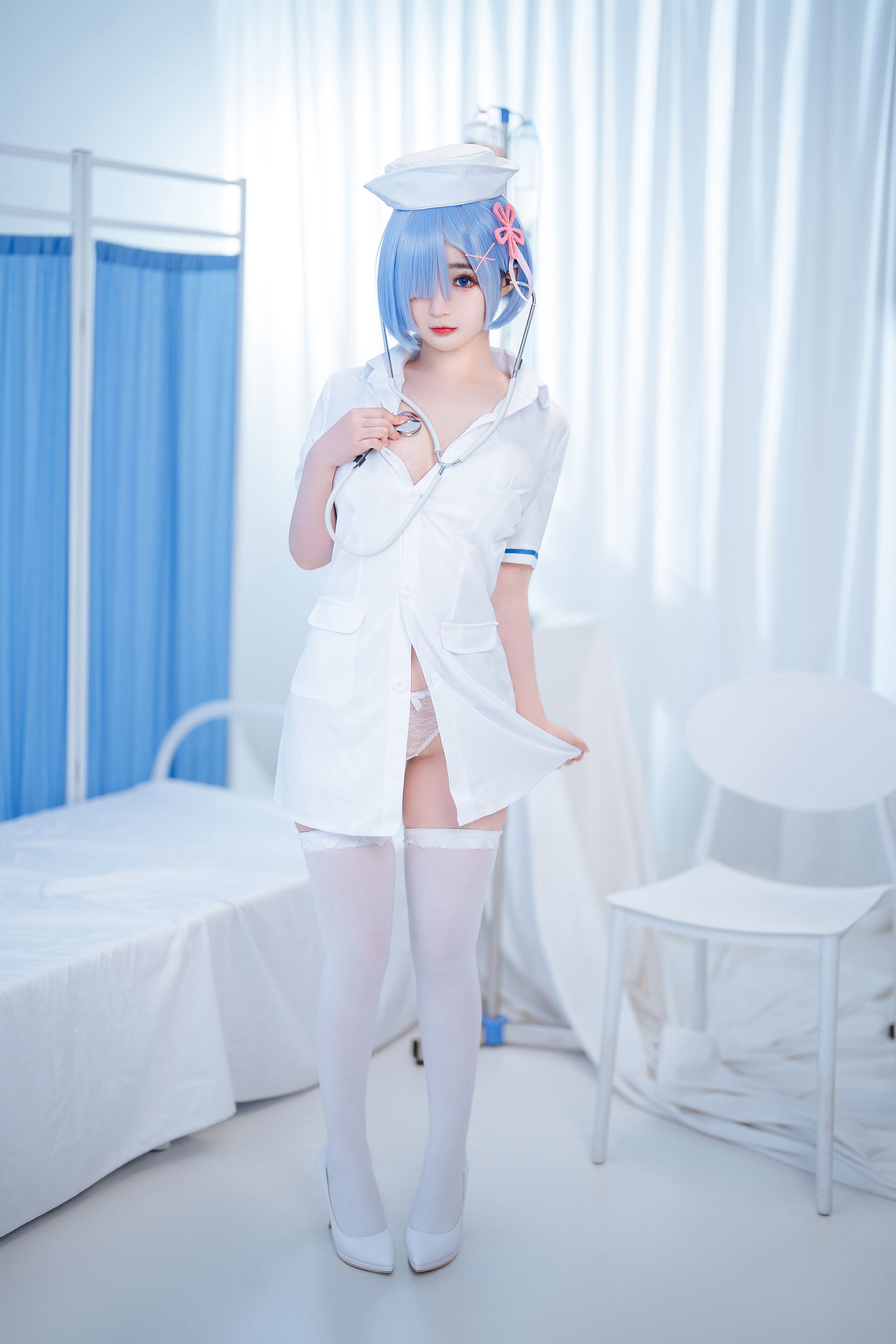 [福利COS] 桜井宁宁 - 雷姆护士