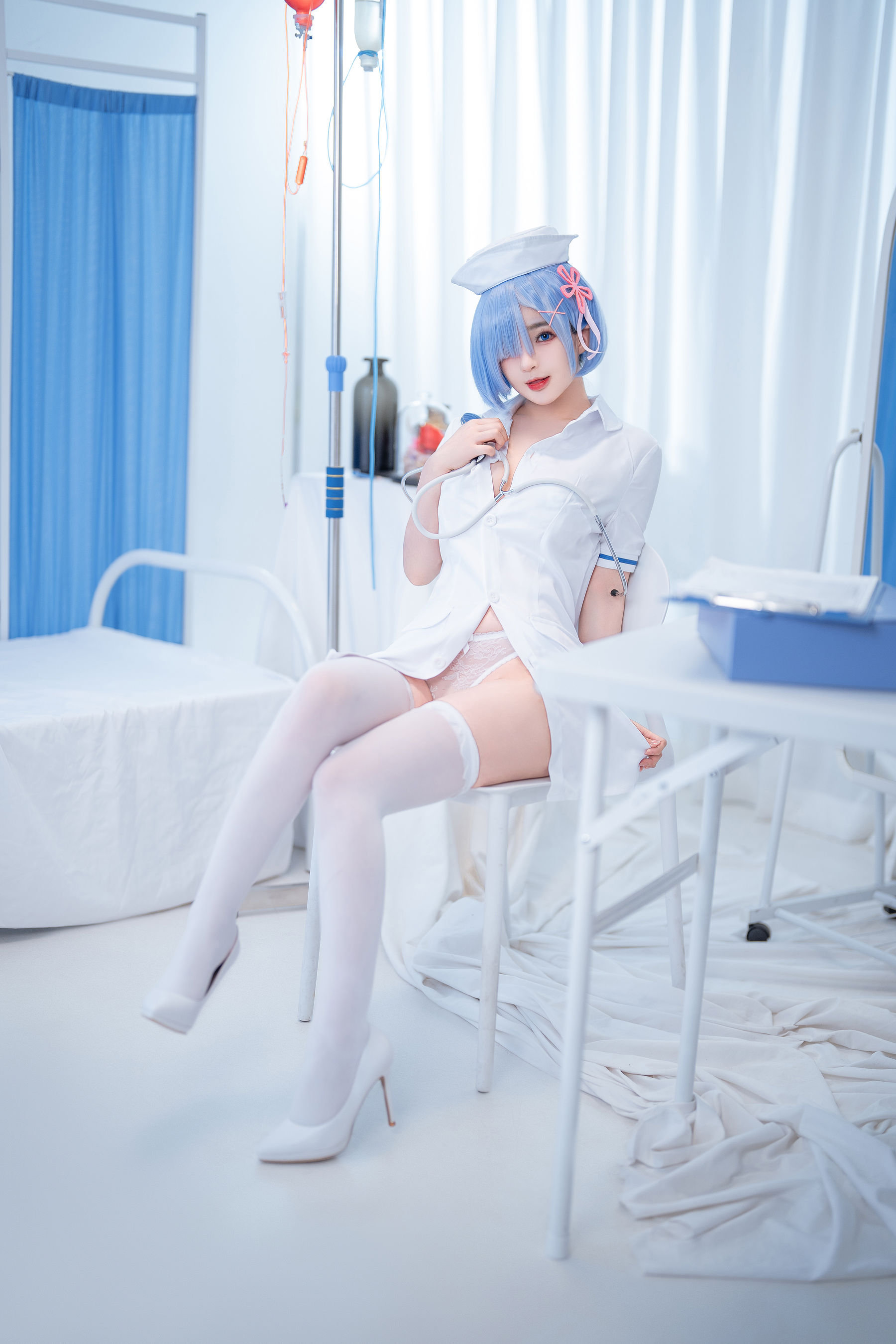 [福利COS] 桜井宁宁 - 雷姆护士