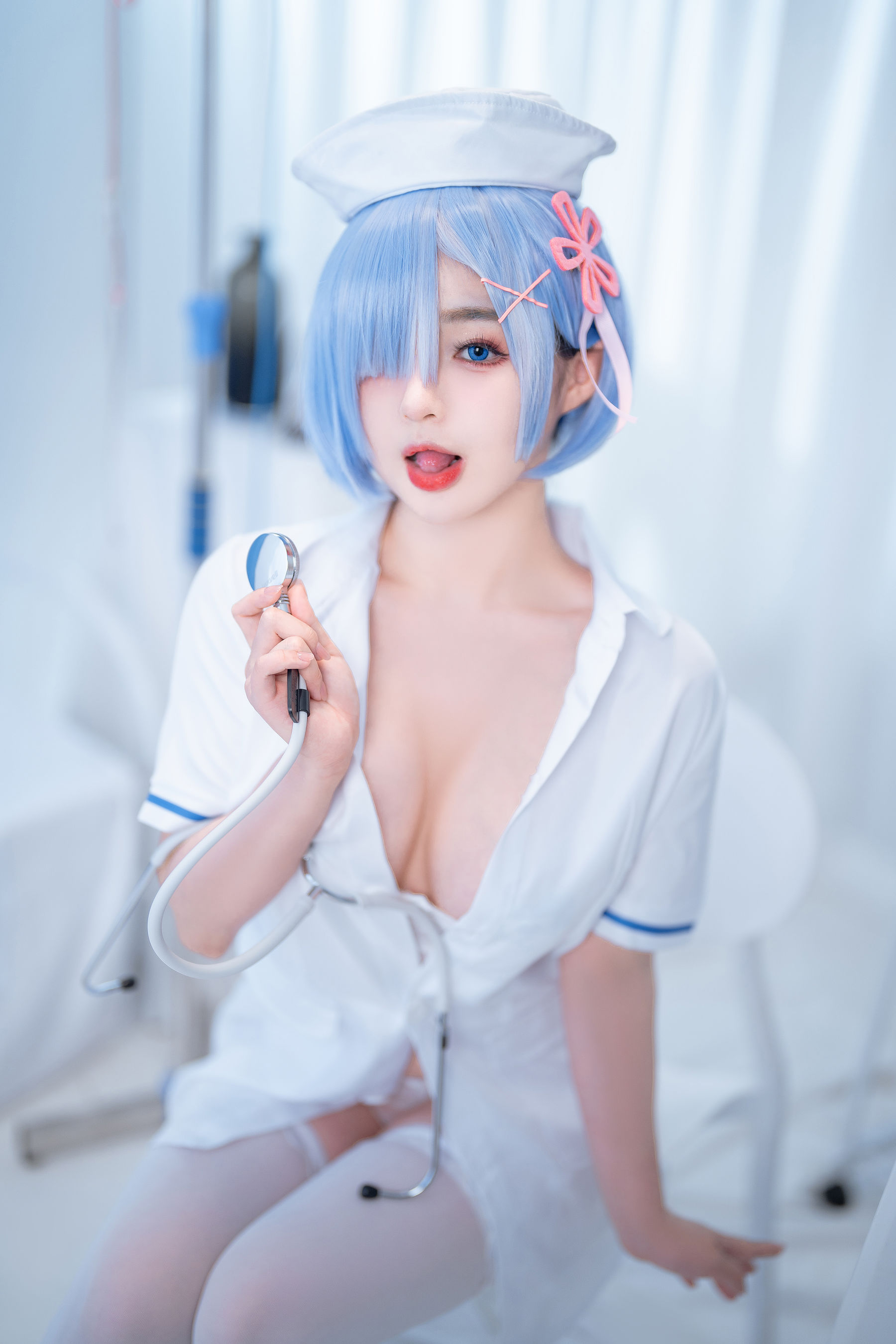 [福利COS] 桜井宁宁 - 雷姆护士
