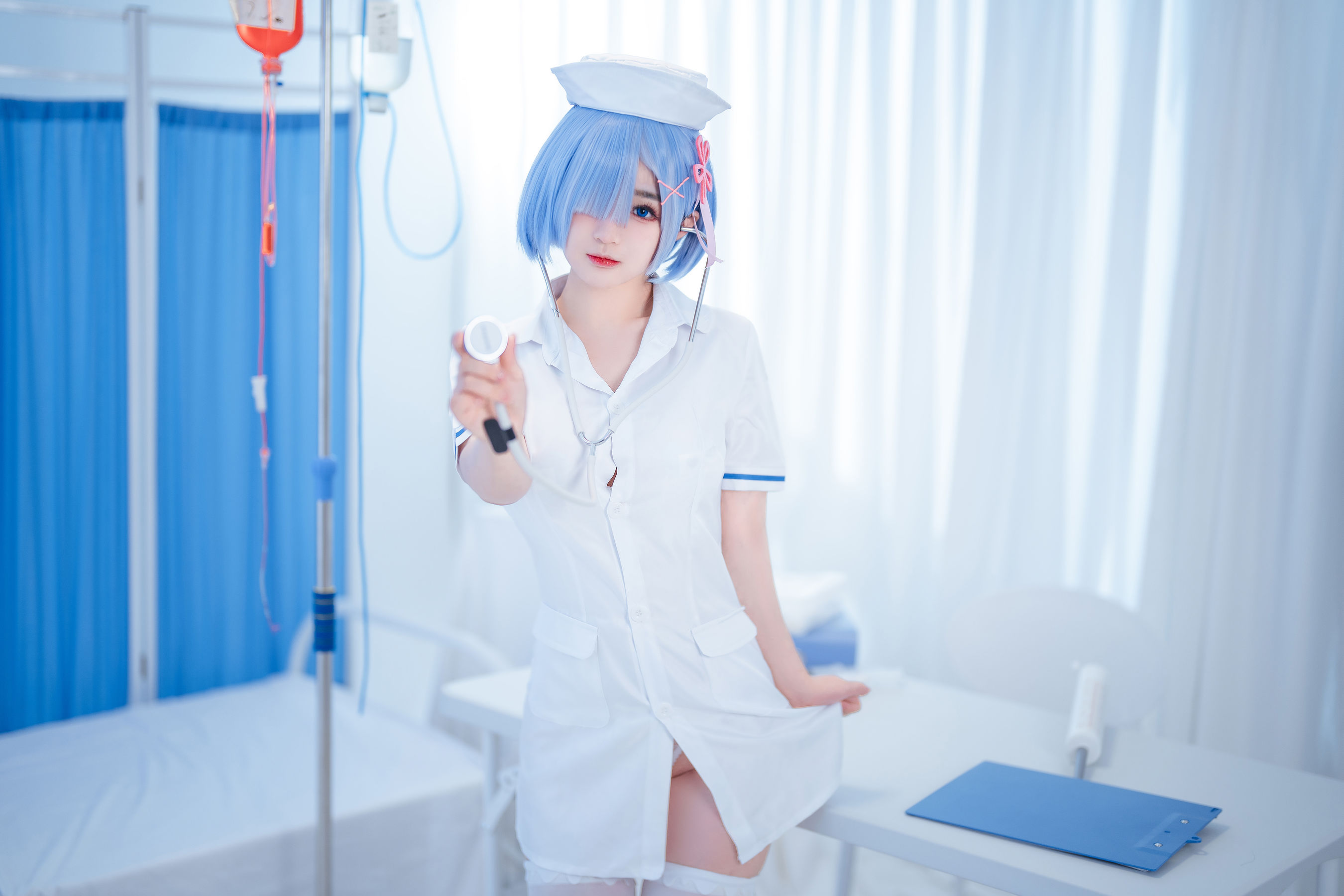 [福利COS] 桜井宁宁 - 雷姆护士