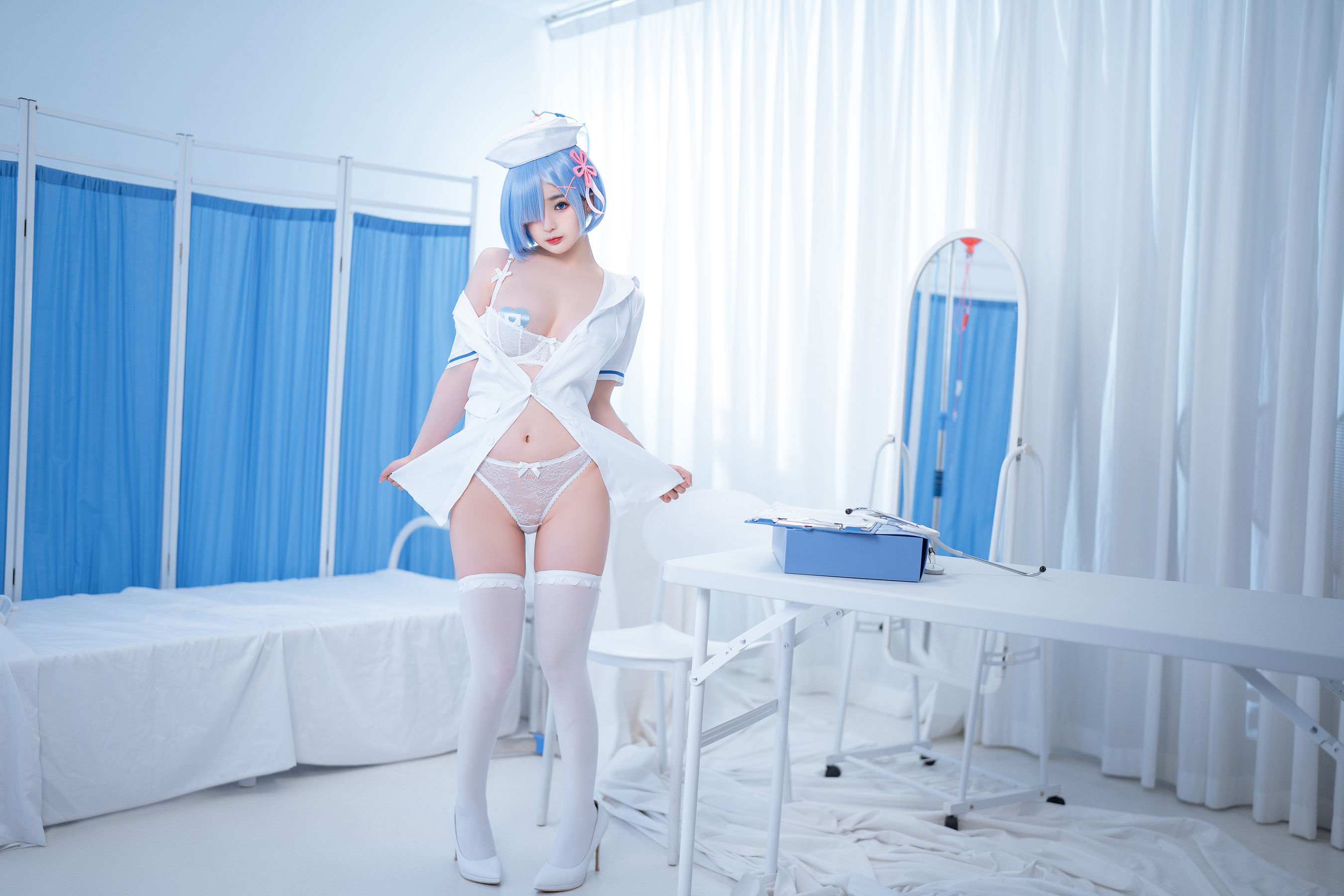 [福利COS] 桜井宁宁 - 雷姆护士