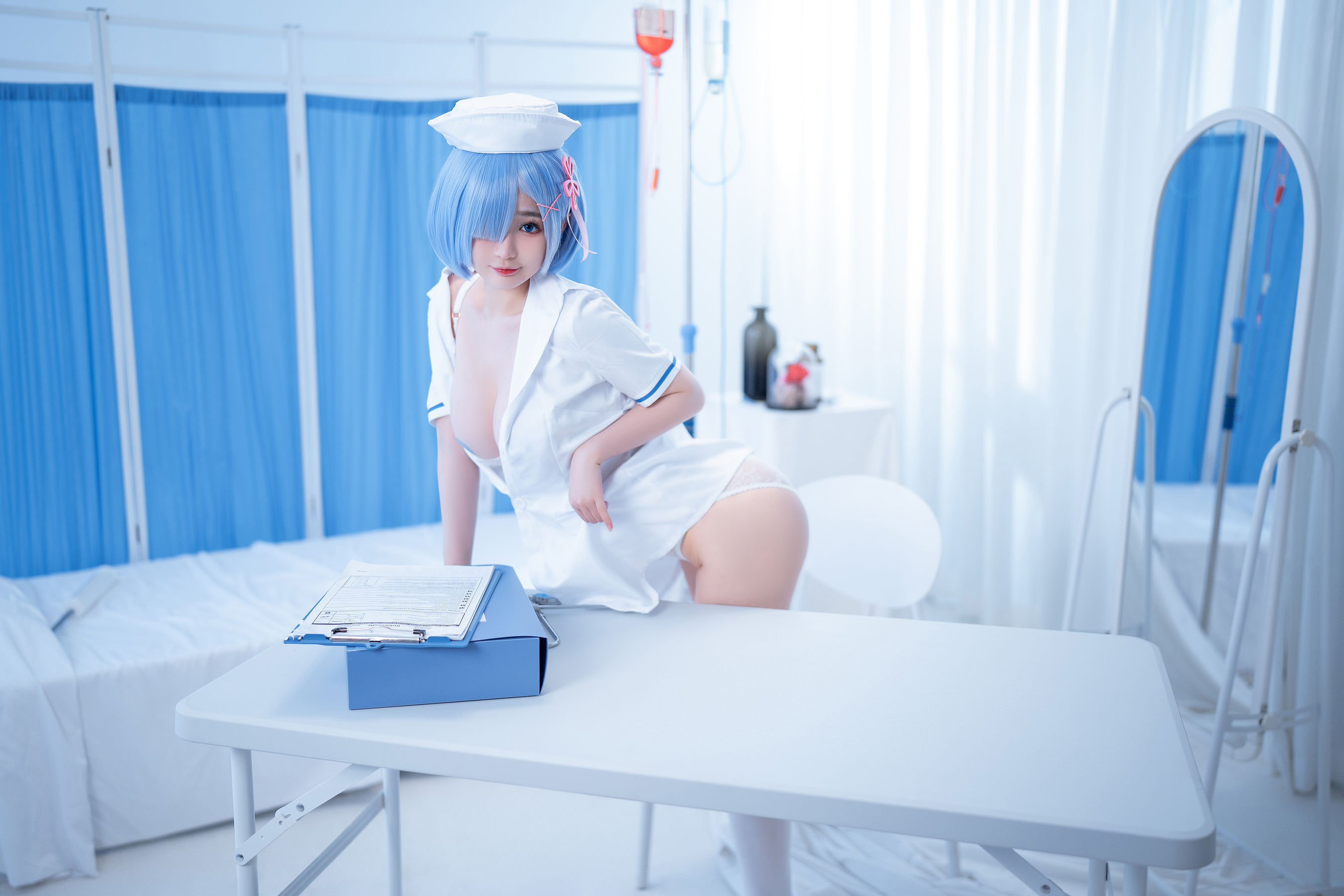 [福利COS] 桜井宁宁 - 雷姆护士