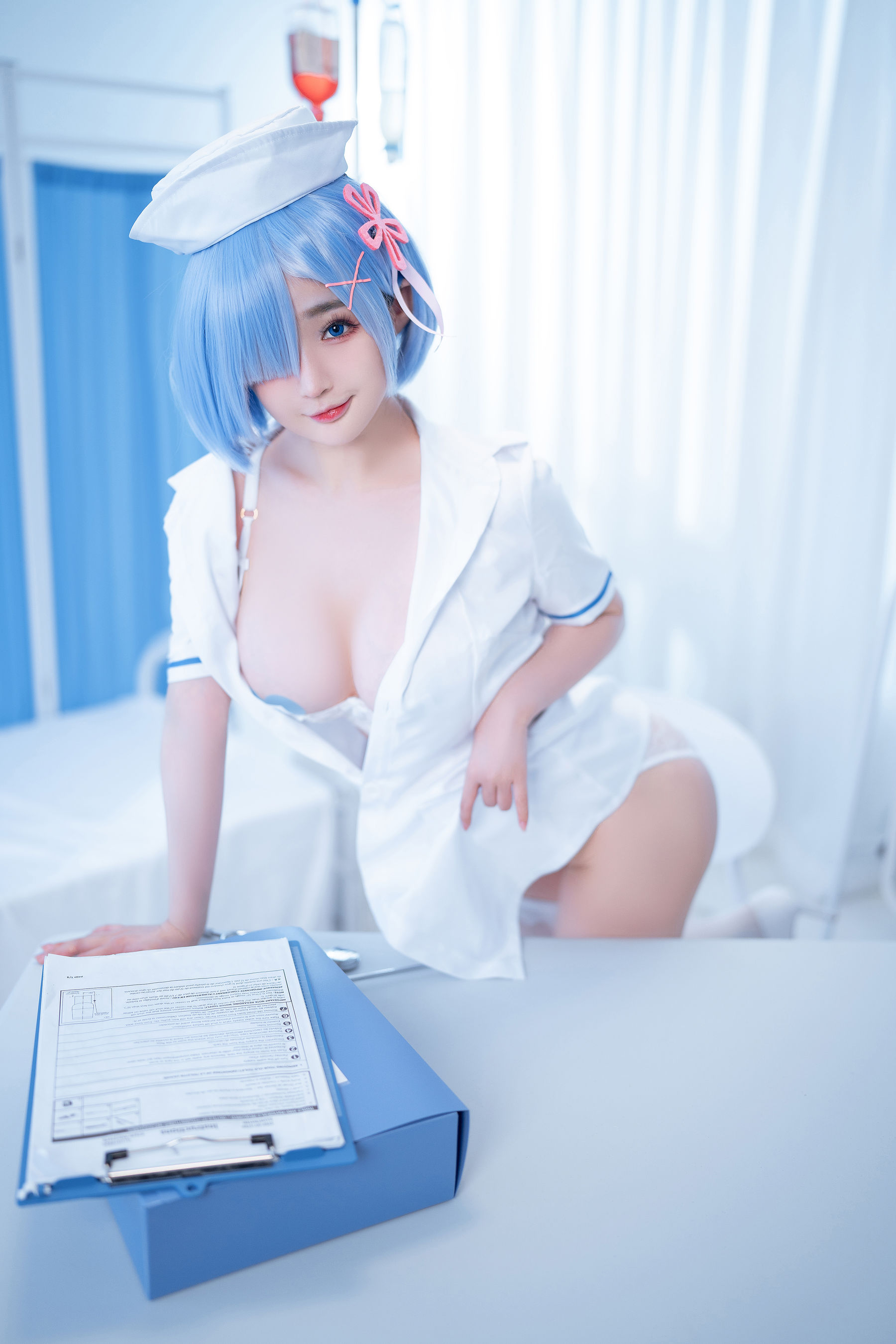 [福利COS] 桜井宁宁 - 雷姆护士