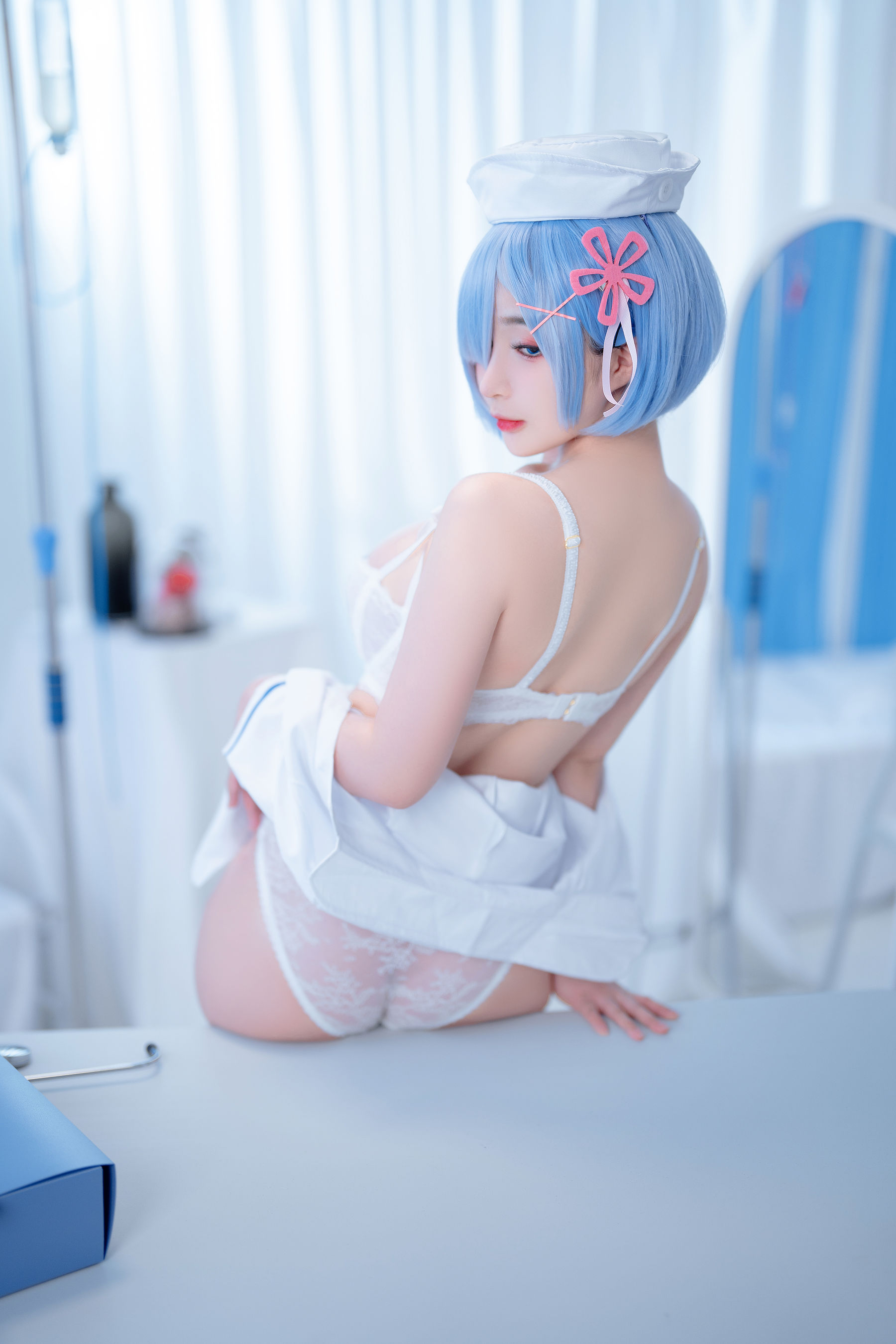 [福利COS] 桜井宁宁 - 雷姆护士