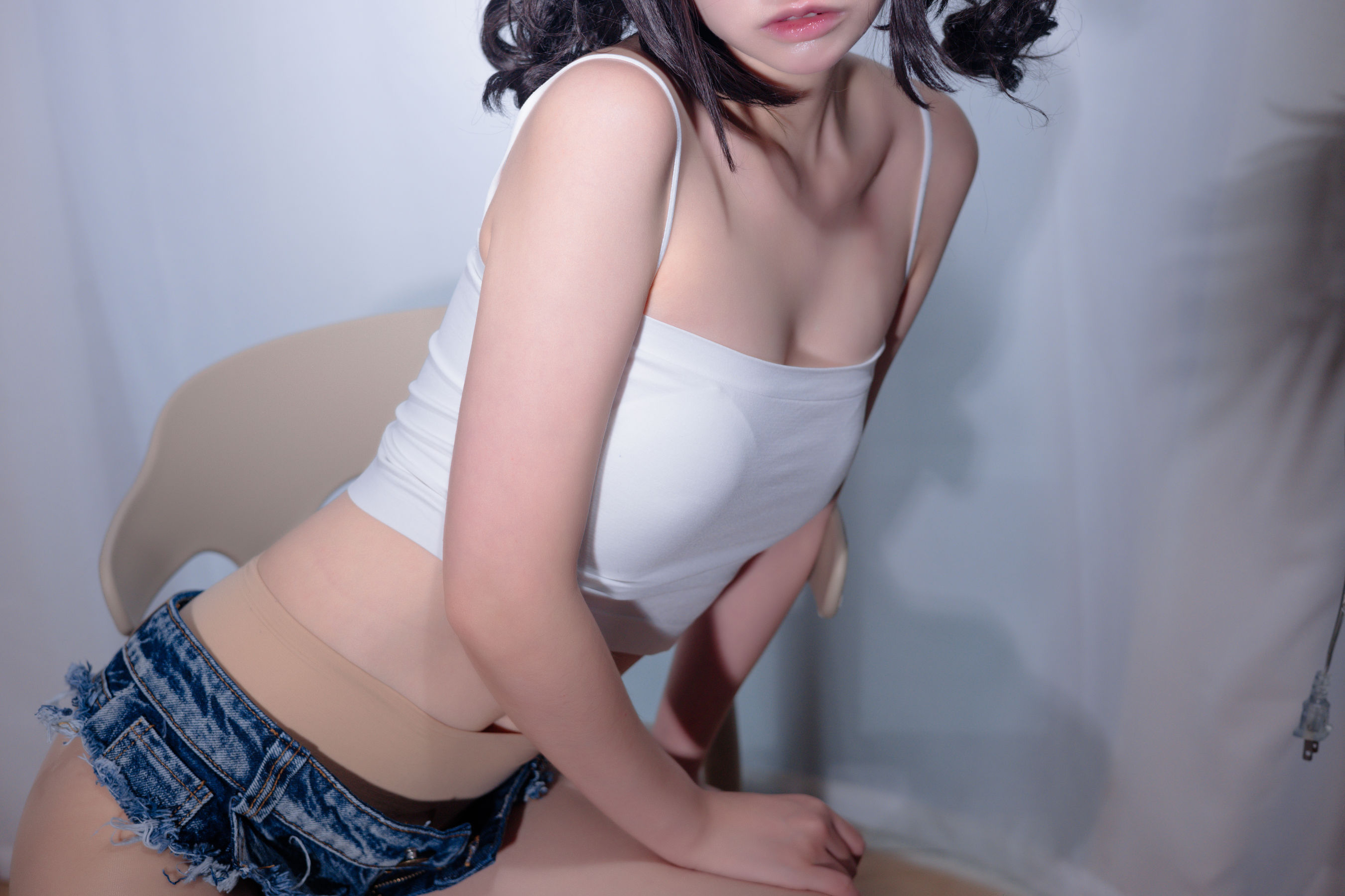 [福利COS] 疯猫ss - 2022夏日限定 热裤肉丝