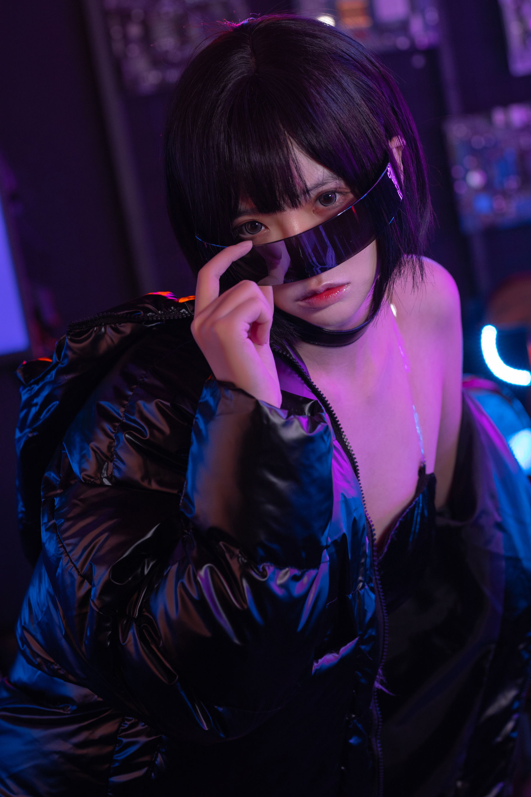 [福利COS] 疯猫ss - 赛博少女