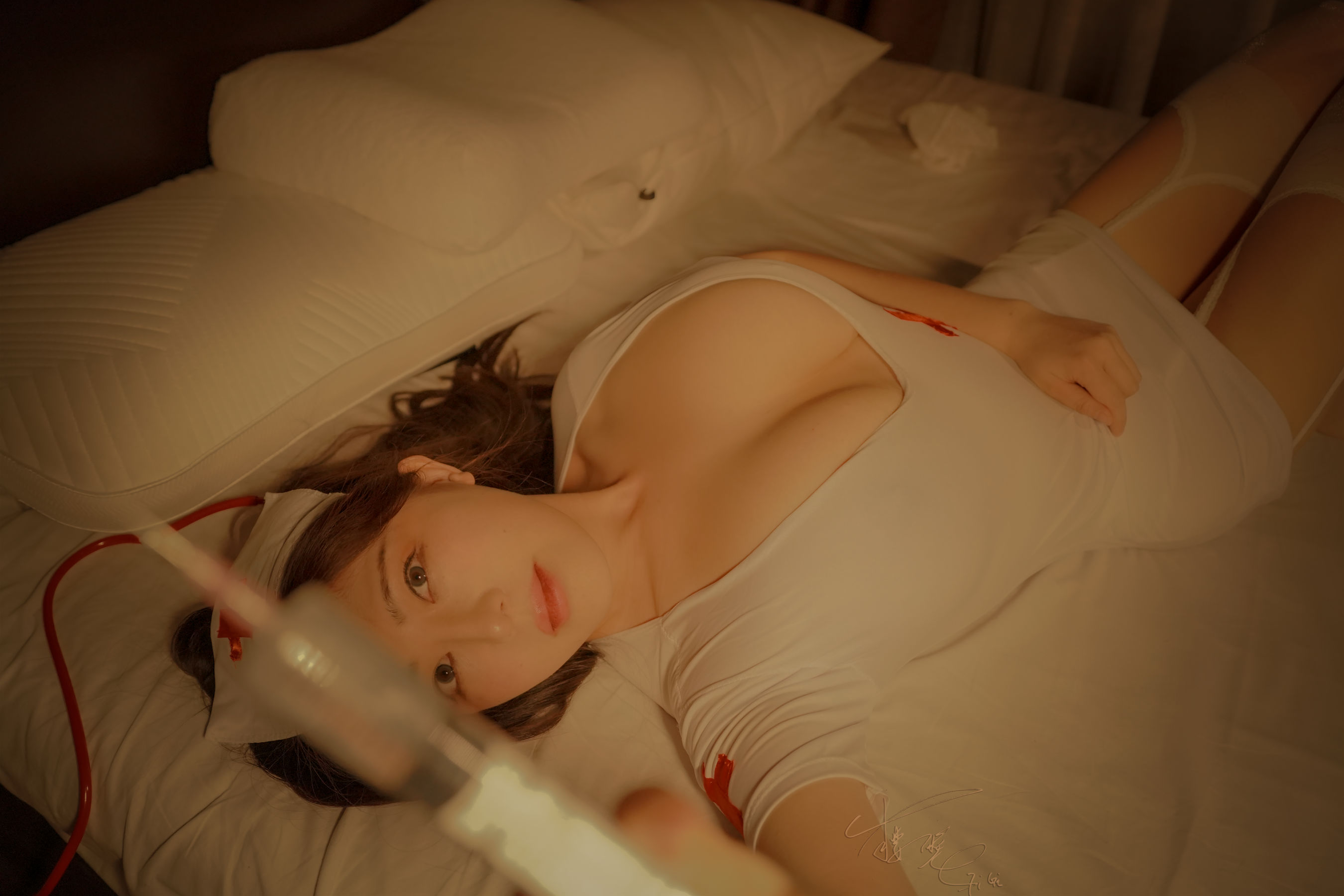 [福利COS] 网络红人樱晚gigi - 初雪