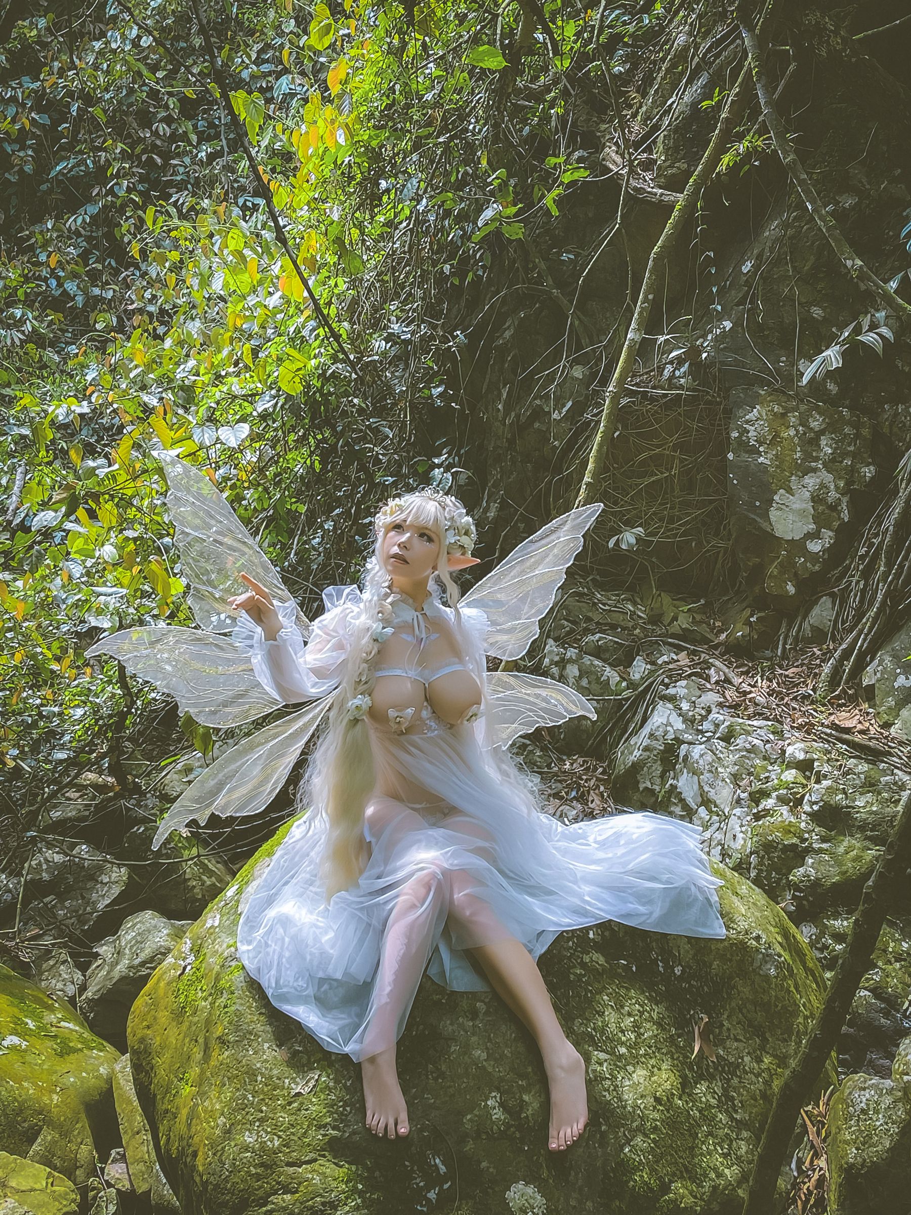 [福利COS] 自闭颜球球(无颜小天使wy) - 林中精灵