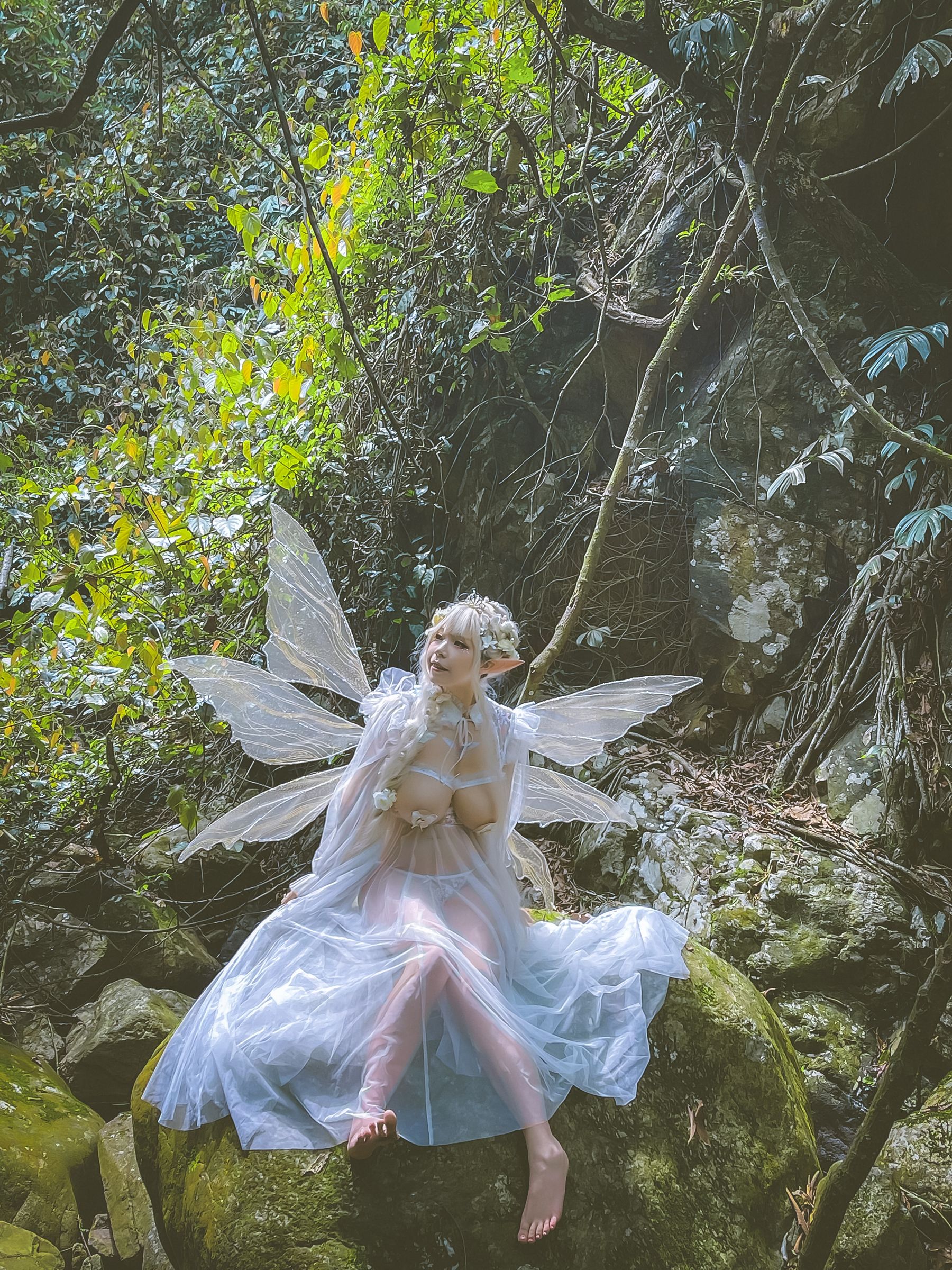 [福利COS] 自闭颜球球(无颜小天使wy) - 林中精灵