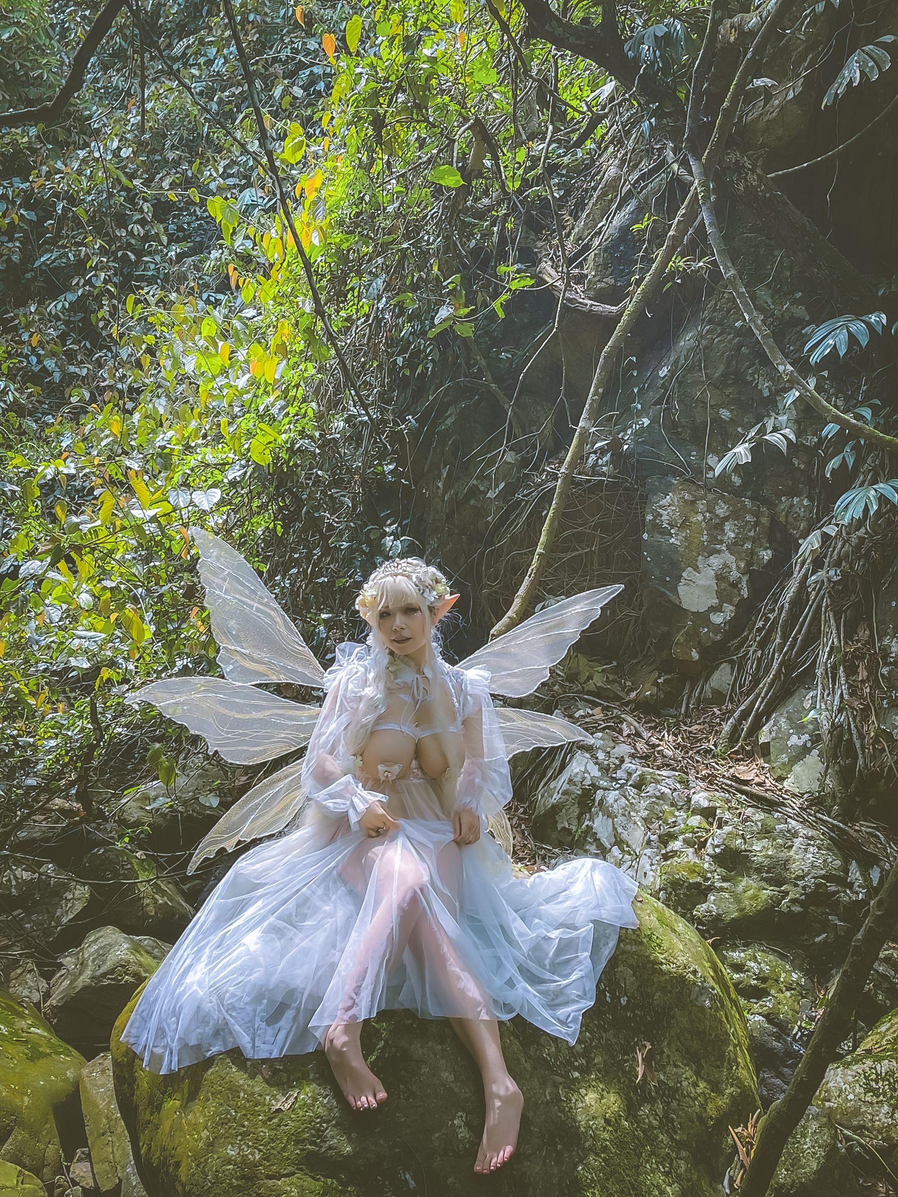 [福利COS] 自闭颜球球(无颜小天使wy) - 林中精灵