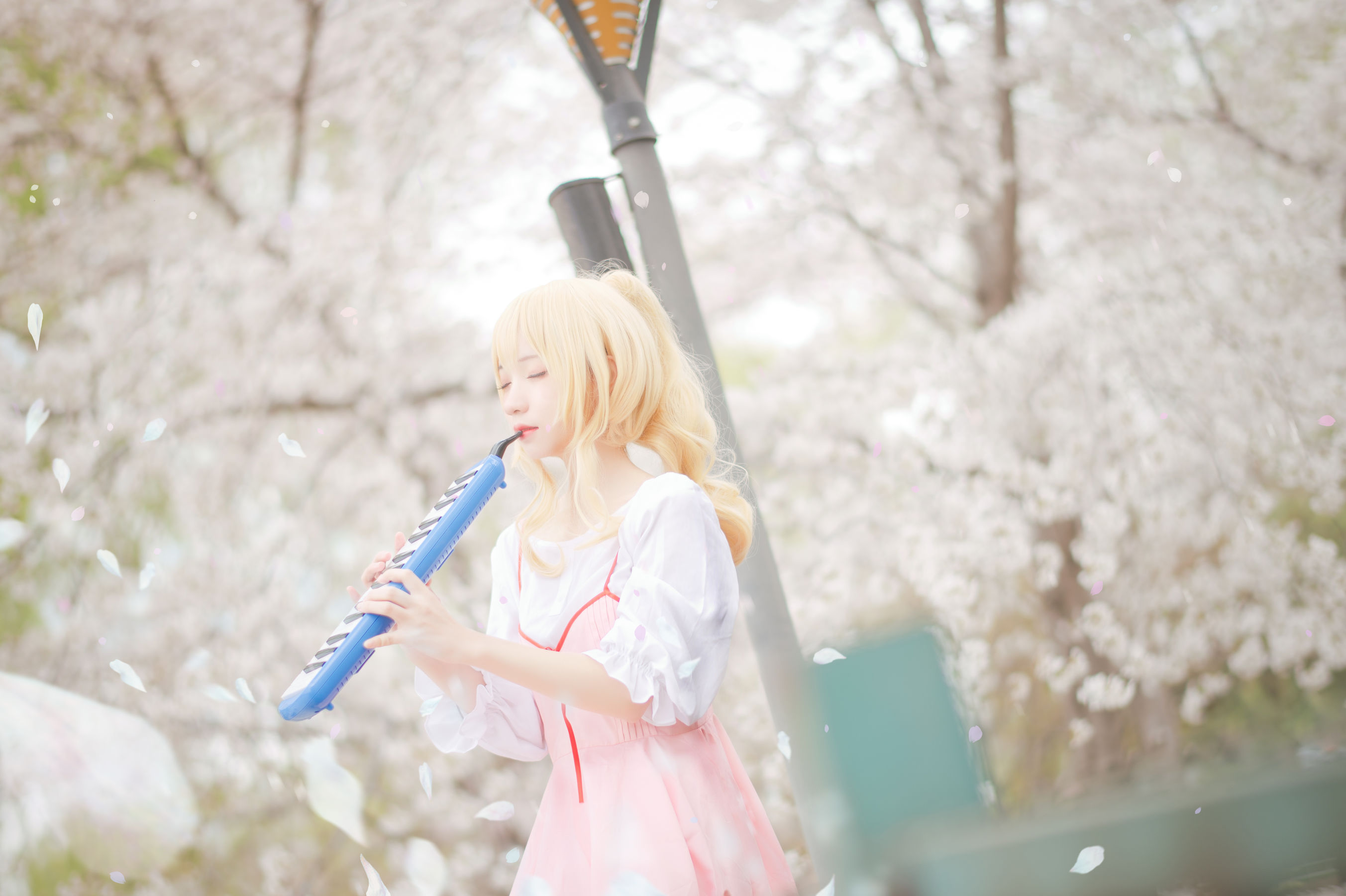 [福利COS] 花柒Hana - 宫园熏粉裙