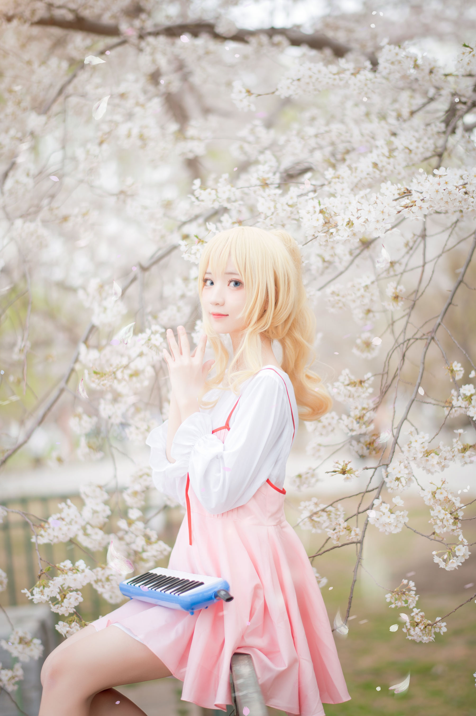 [福利COS] 花柒Hana - 宫园熏粉裙