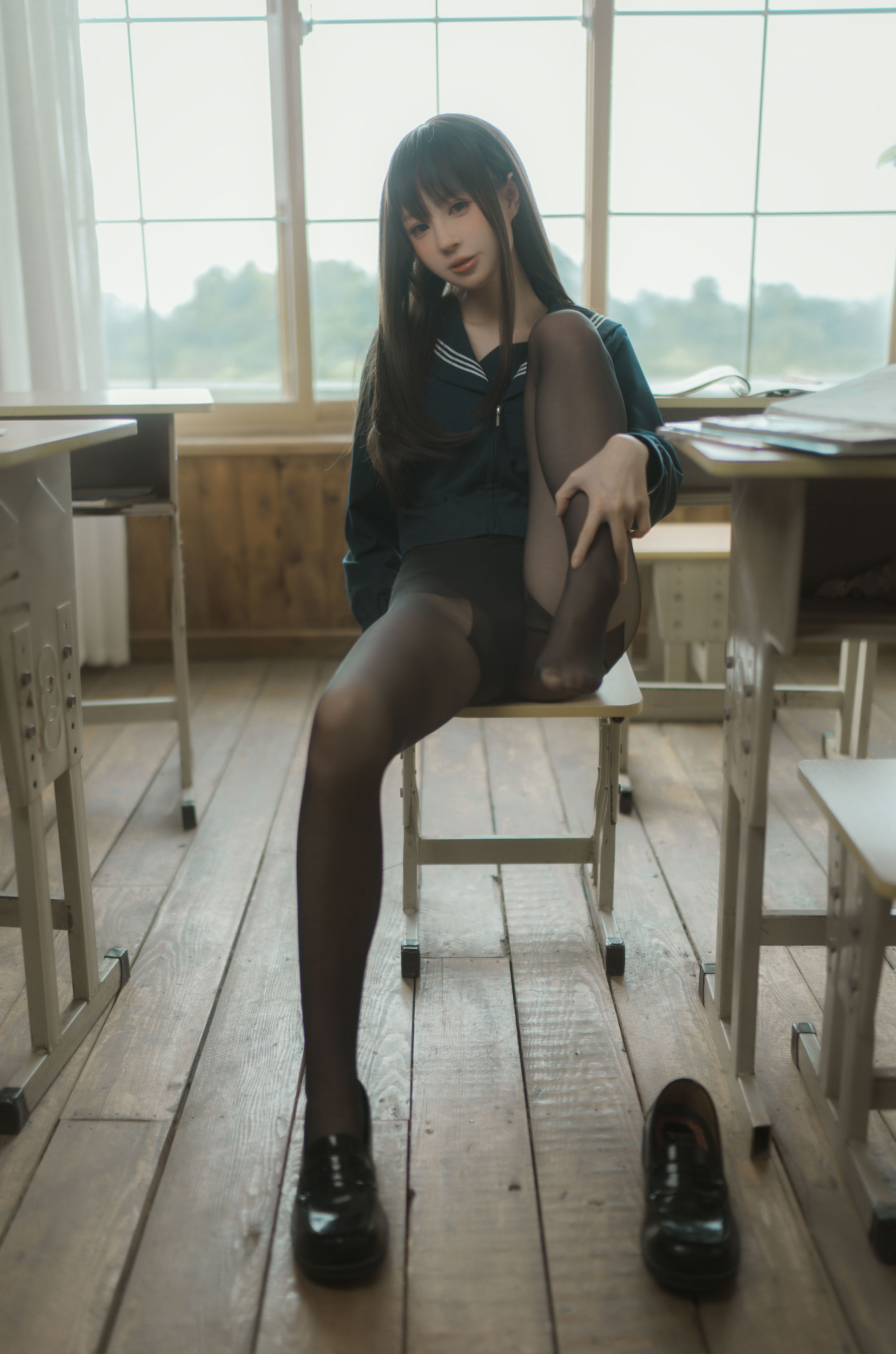 [福利COS] 西园寺南歌写真 - 与班长的游戏