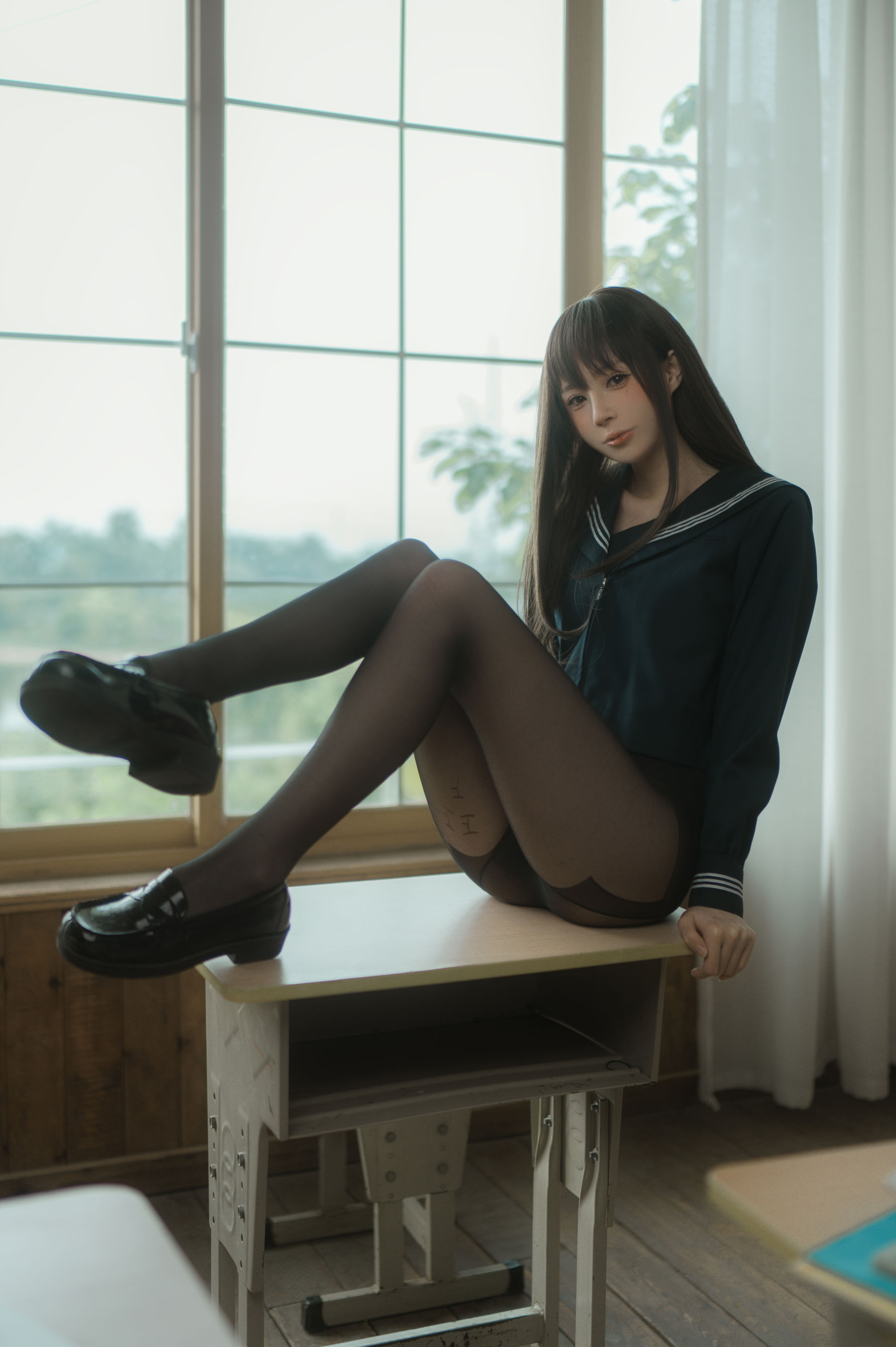 [福利COS] 西园寺南歌写真 - 与班长的游戏
