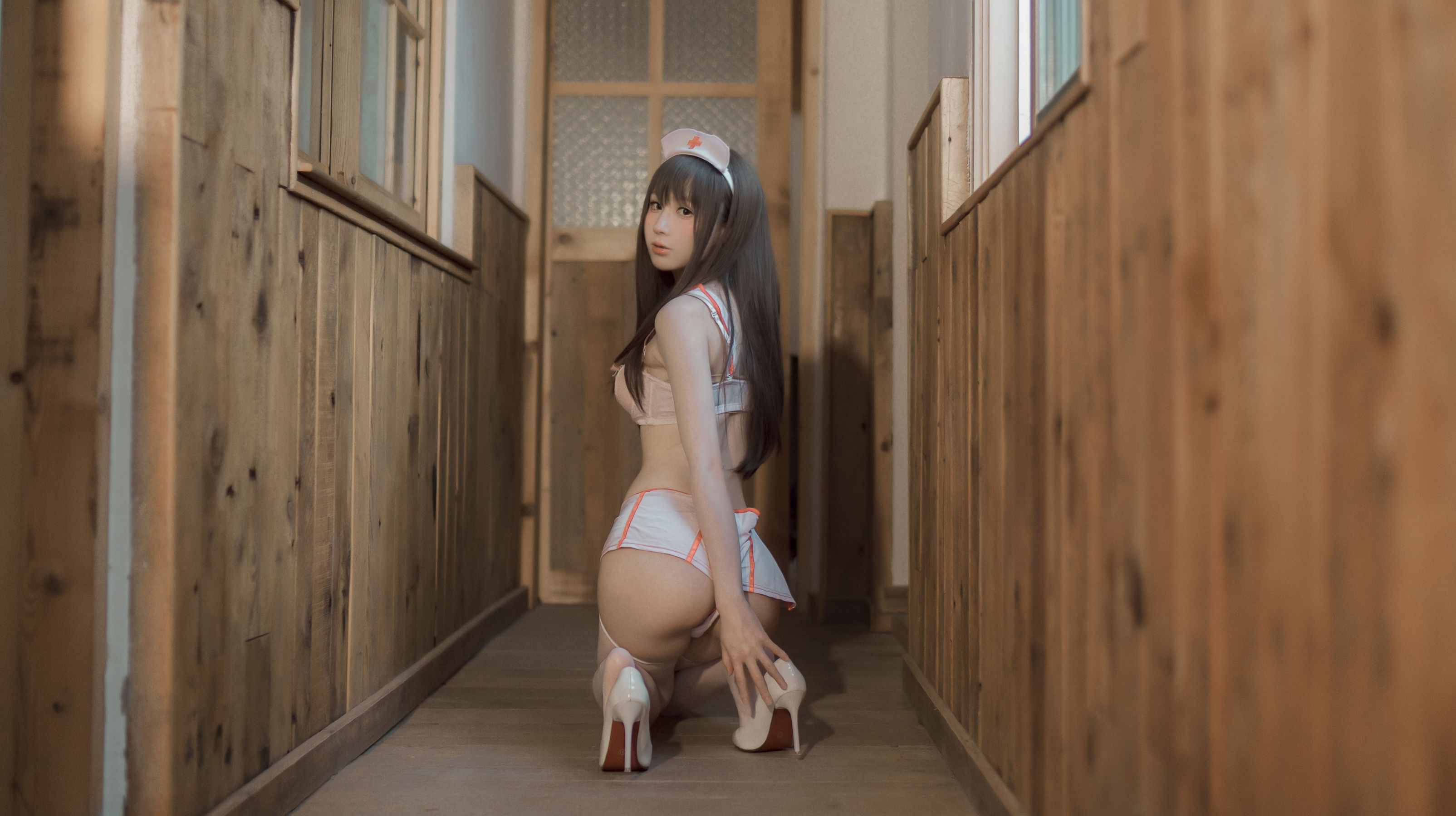 [福利COS] 西园寺南歌写真 - 与班长的游戏