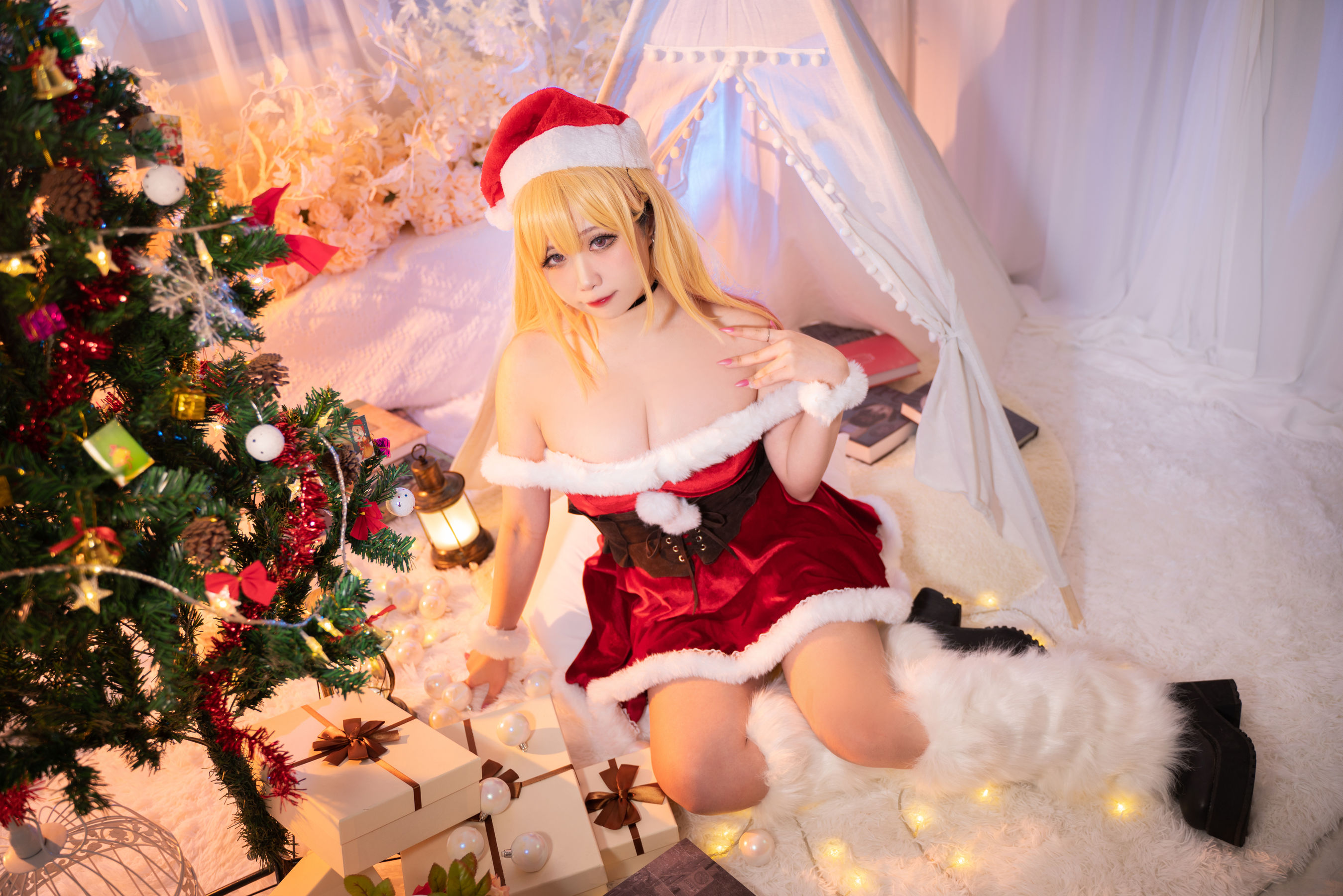 [福利COS] 贞子蜜桃 - 喜多川夢海 圣诞