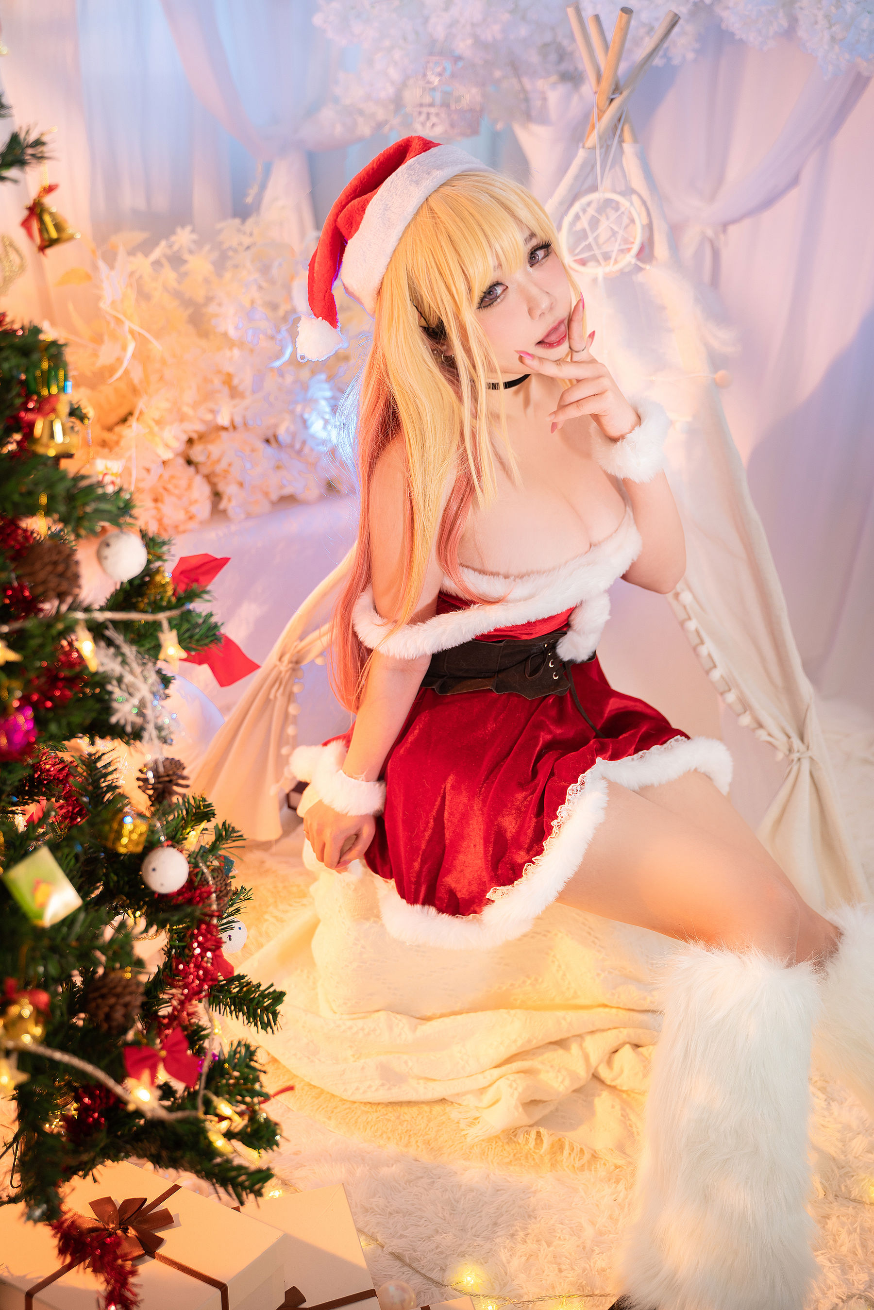 [福利COS] 贞子蜜桃 - 喜多川夢海 圣诞