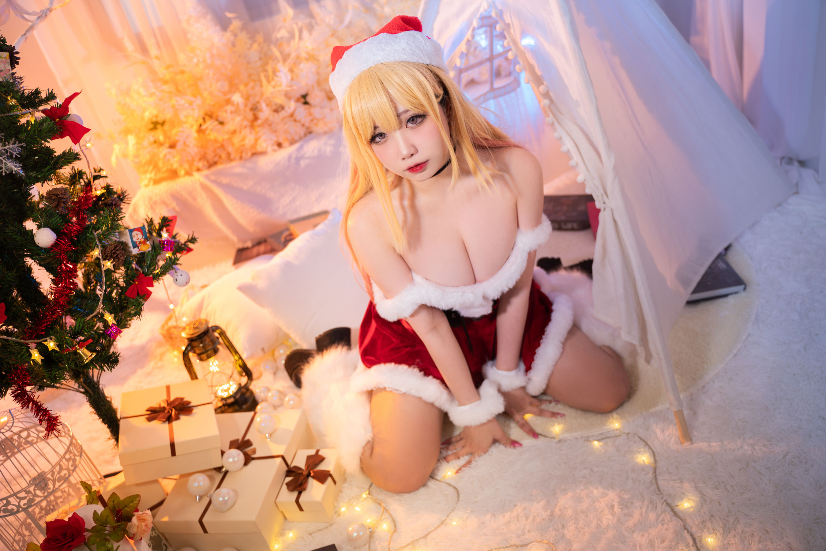 [福利COS] 贞子蜜桃 - 喜多川夢海 圣诞
