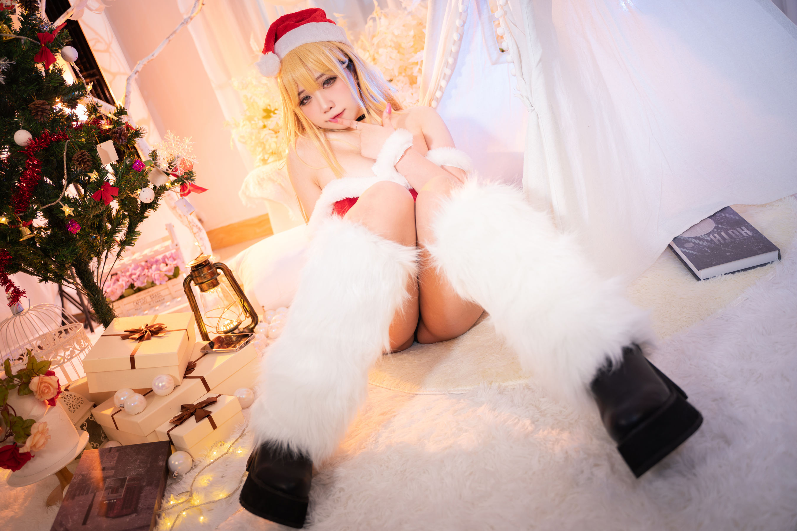 [福利COS] 贞子蜜桃 - 喜多川夢海 圣诞